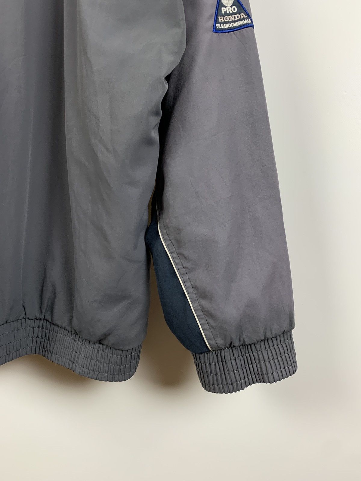 Honda Vintage Honda Racing Faded Grey Fleece Jacket Size US XL / EU 56 / 4 - 18 Thumbnail