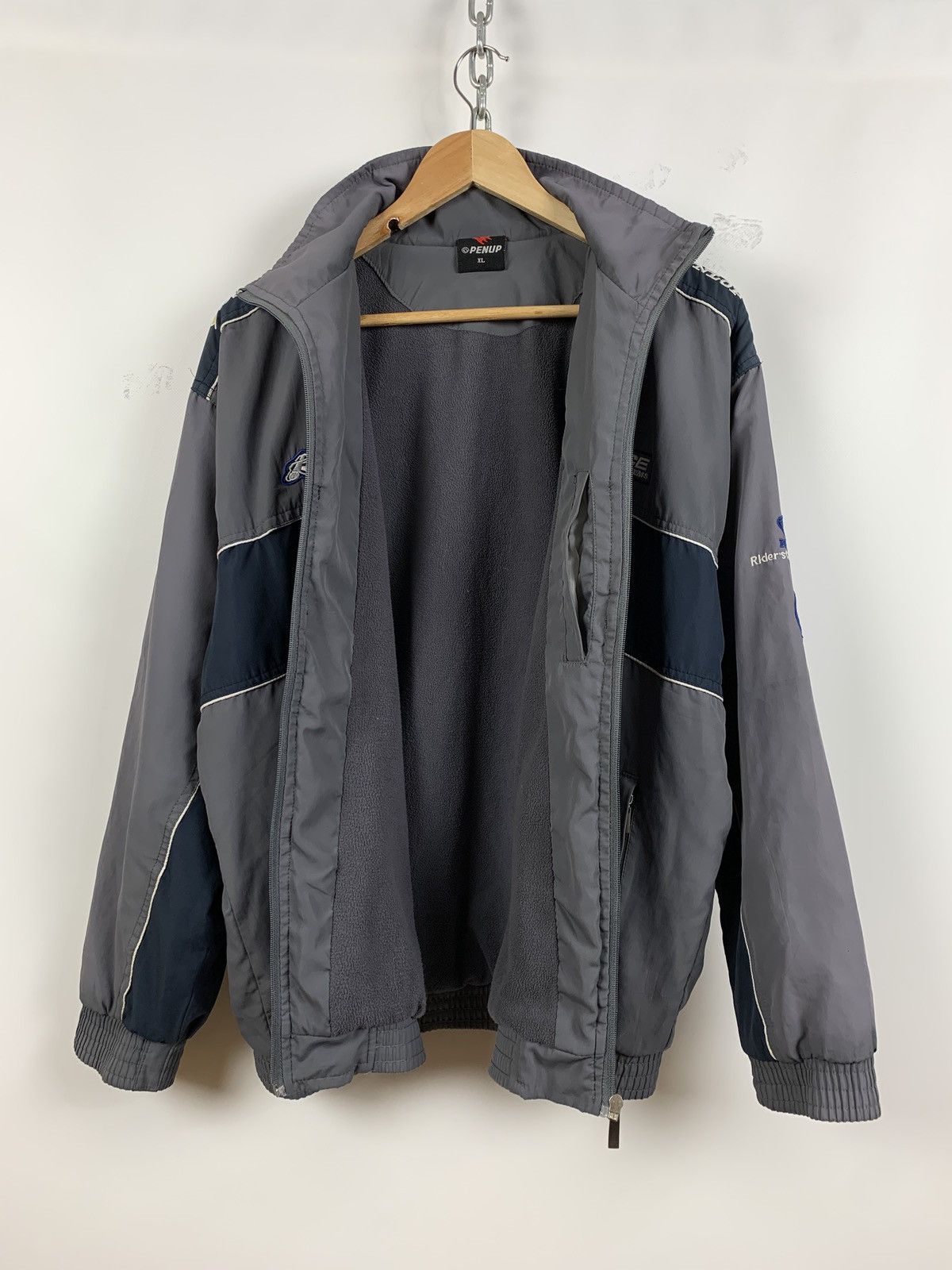 Honda Vintage Honda Racing Faded Grey Fleece Jacket Size US XL / EU 56 / 4 - 3 Thumbnail