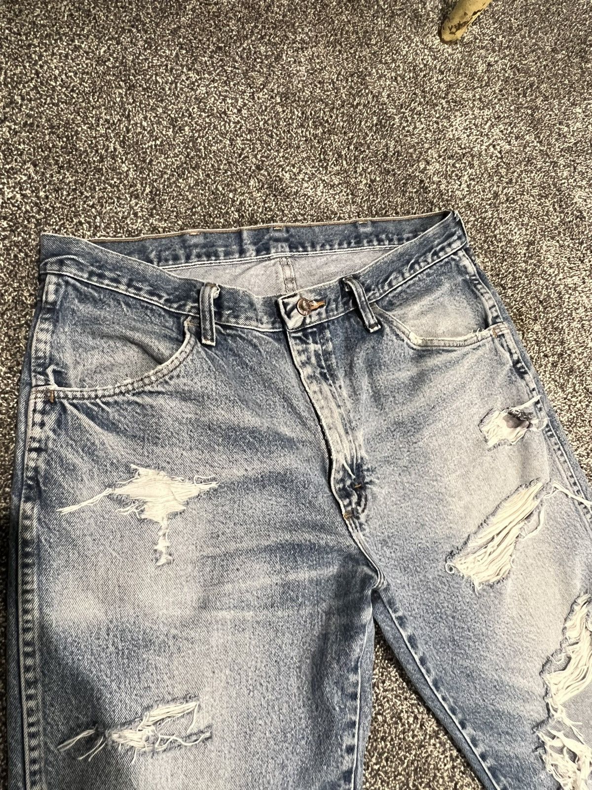 Japanese Brand × Vintage Distressed Denim 36x30 Size US 36 / EU 52 - 9 Thumbnail