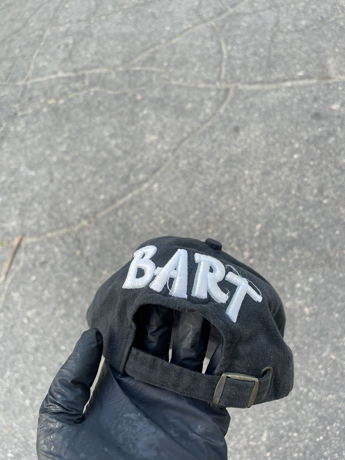 The Simpsons 1998 Vintage Bart Simpsons Y2K Style Faded Black Cap Hat Size ONE SIZE - 5 Thumbnail
