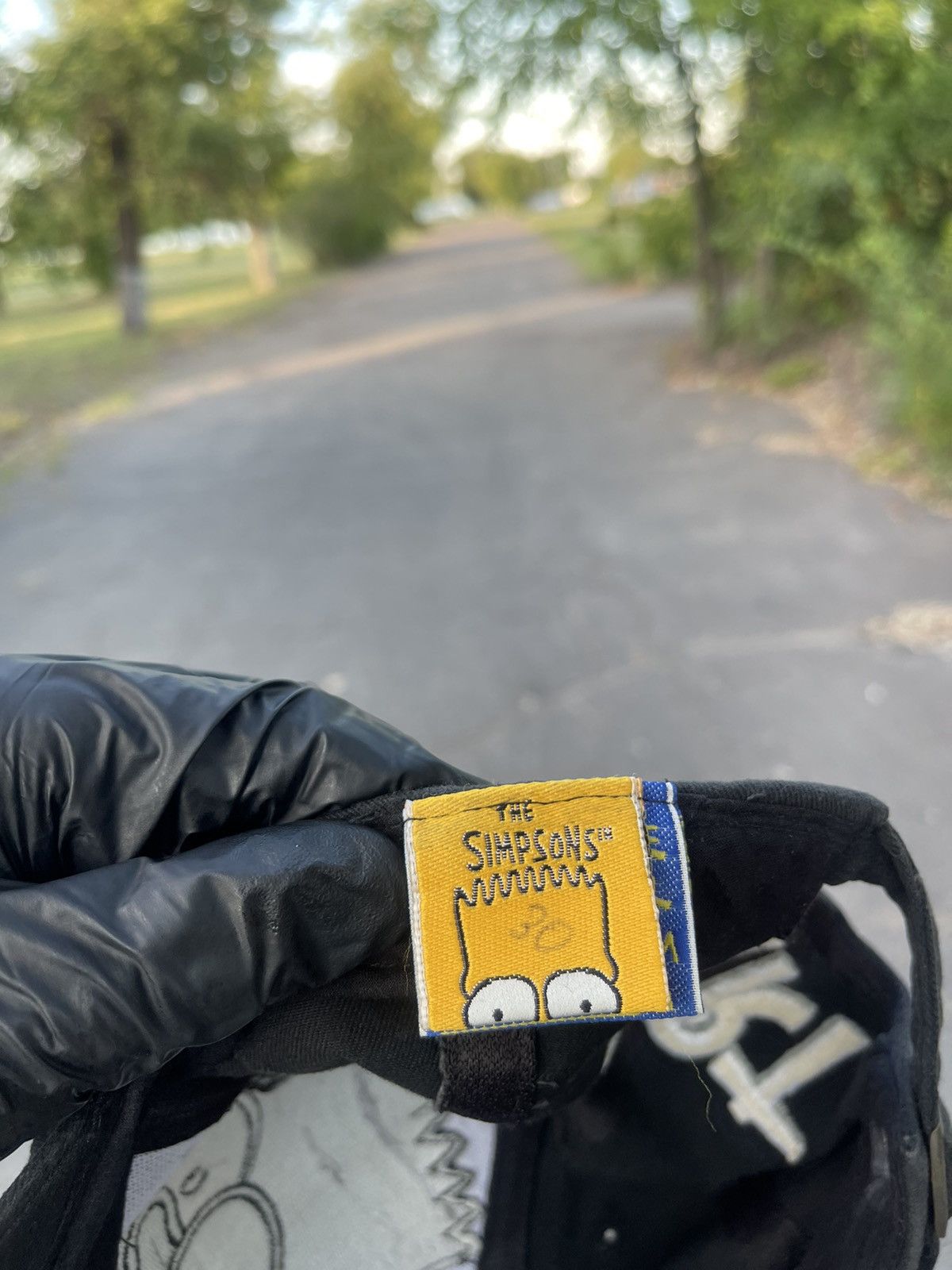The Simpsons 1998 Vintage Bart Simpsons Y2K Style Faded Black Cap Hat Size ONE SIZE - 9 Thumbnail