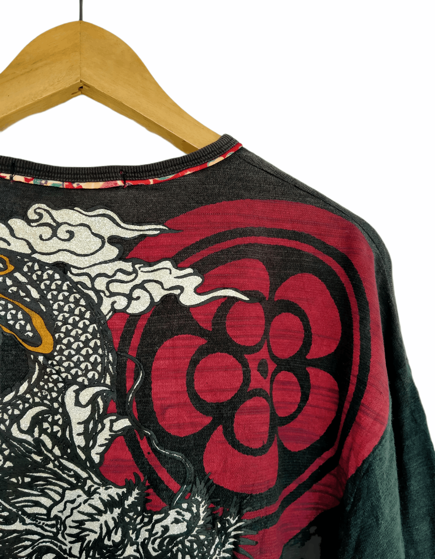 Japanese Brand Vintage Japanese Brand Sukajan Dragon Long Sleeve Tee Size US L / EU 52-54 / 3 - 5 Thumbnail