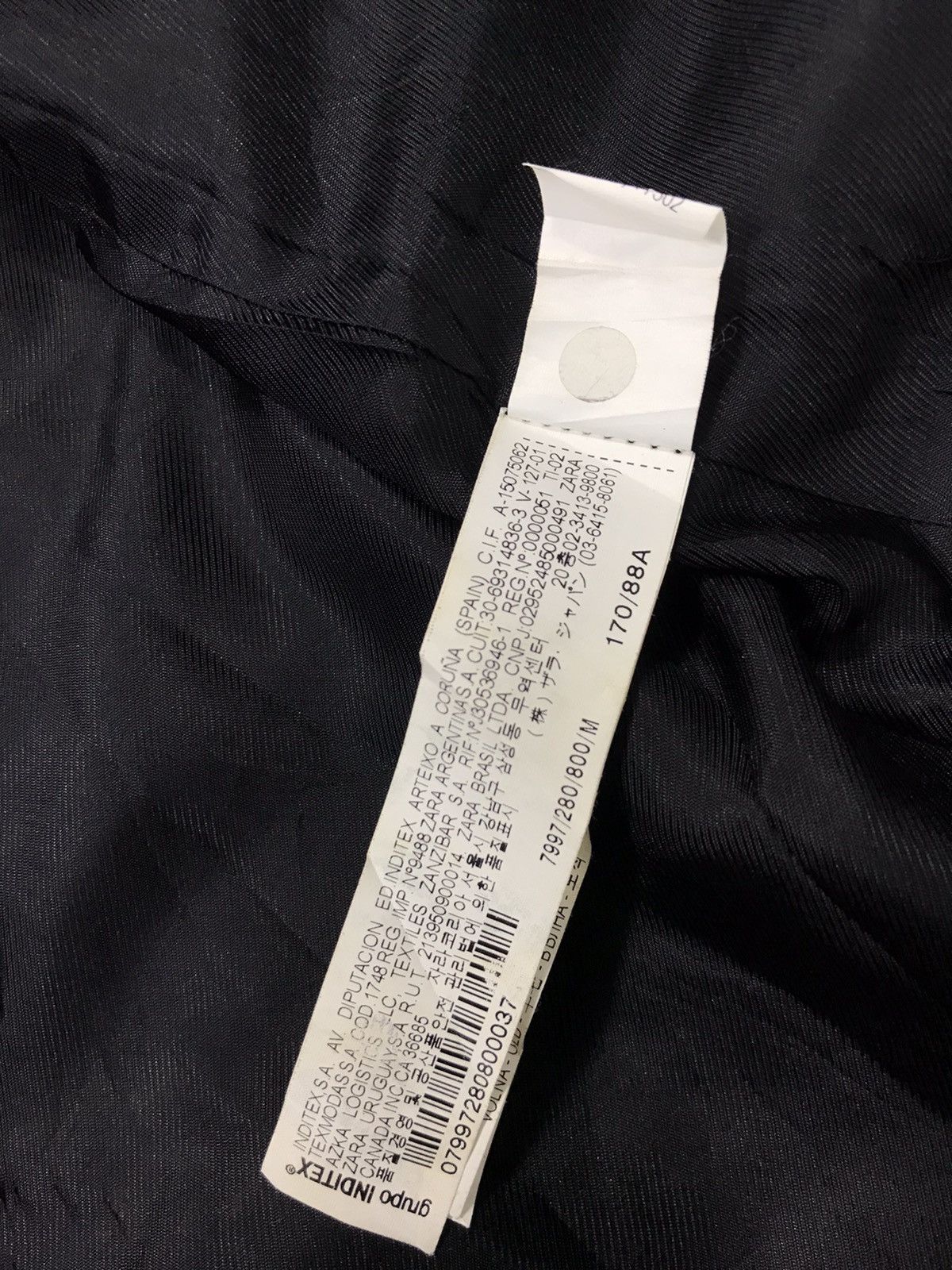Grailed × Zara Zara Basic Padded Zipper Multi Pocket Leather Outerwear Size US S / EU 44-46 / 1 - 7 Thumbnail