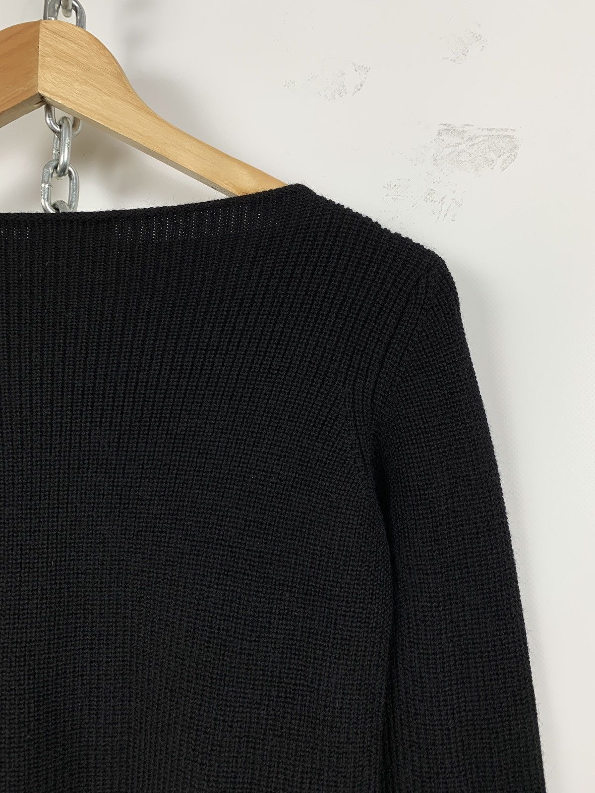 Emporio Armani Vintage Emporio Armani Women’s Wool Cable Sweater Size XS / US 0-2 / IT 36-38 - 13 Thumbnail