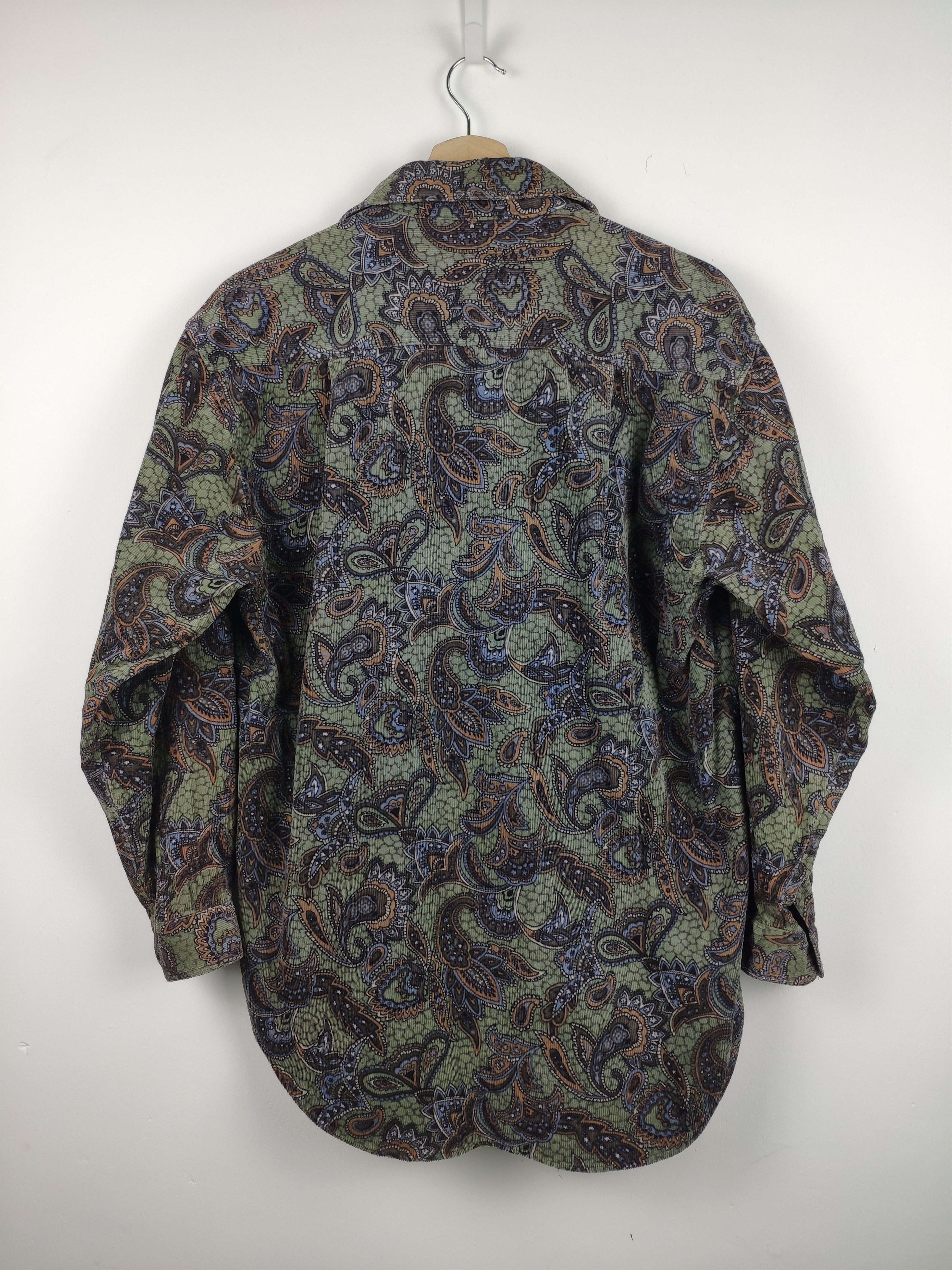 Flannel × Vintage Vintage Flannel Paisley Corduroy Style Size M / US 6-8 / IT 42-44 - 7 Thumbnail