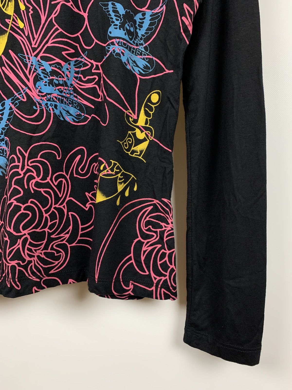 Christian Audigier Women’s Ed Hardy by Christian Audigier Y2K Long Sleeve Shirt Size L / US 10 / IT 46 - 15 Thumbnail