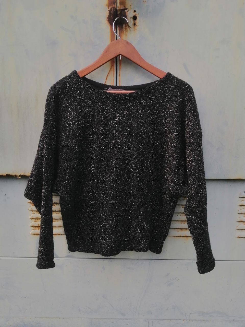 Designer Vintage 1990s Issey Miyake Wool Blend Dolman Sleeve Sweater Size US S / EU 44-46 / 1 - 1 Thumbnail