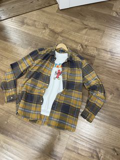 Nike supreme plaid sales