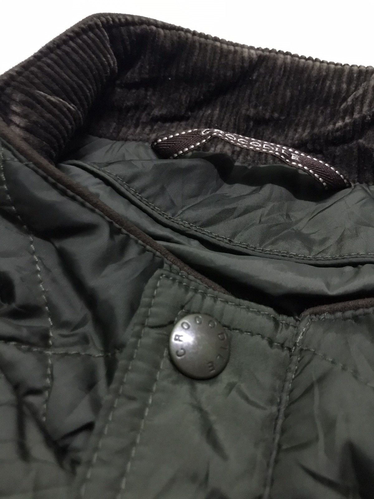 Japanese Brand Crocodile quilted jacket sleeveless Size US L / EU 52-54 / 3 - 2 Thumbnail