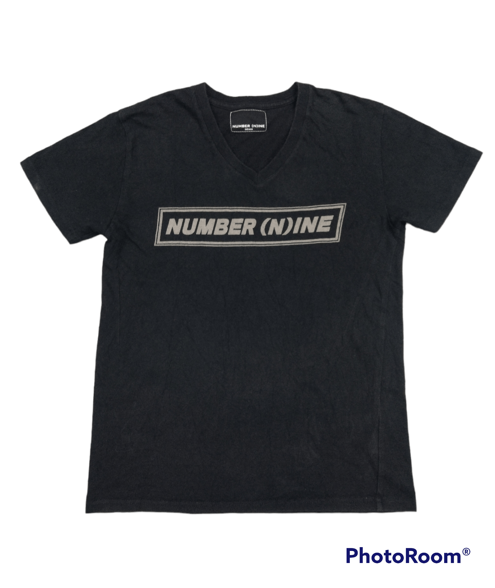 Number (N)ine NUMBER NINE V NECK SPELLOUT T SHIRT Size US S / EU 44-46 / 1 - 1 Thumbnail