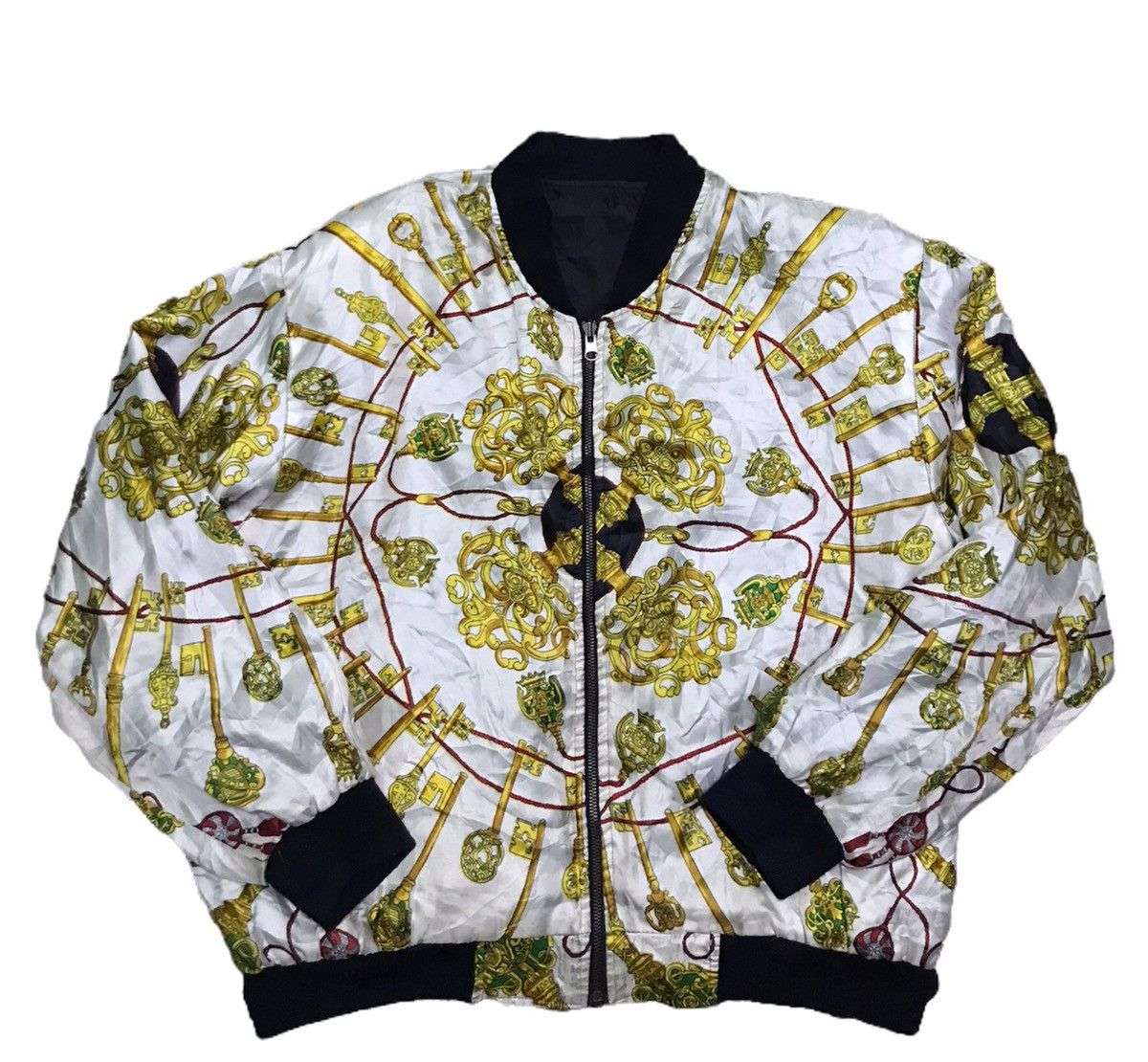 Japanese Brand Bomber reversible jacket inspired by Chanel Size US L / EU 52-54 / 3 - 3 Thumbnail