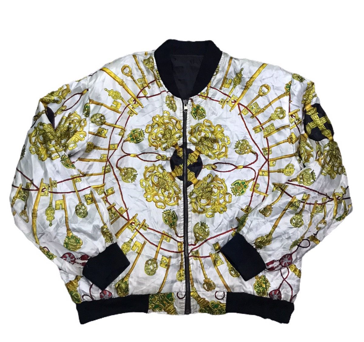 Japanese Brand Bomber reversible jacket inspired by Chanel Size US L / EU 52-54 / 3 - 1 Thumbnail