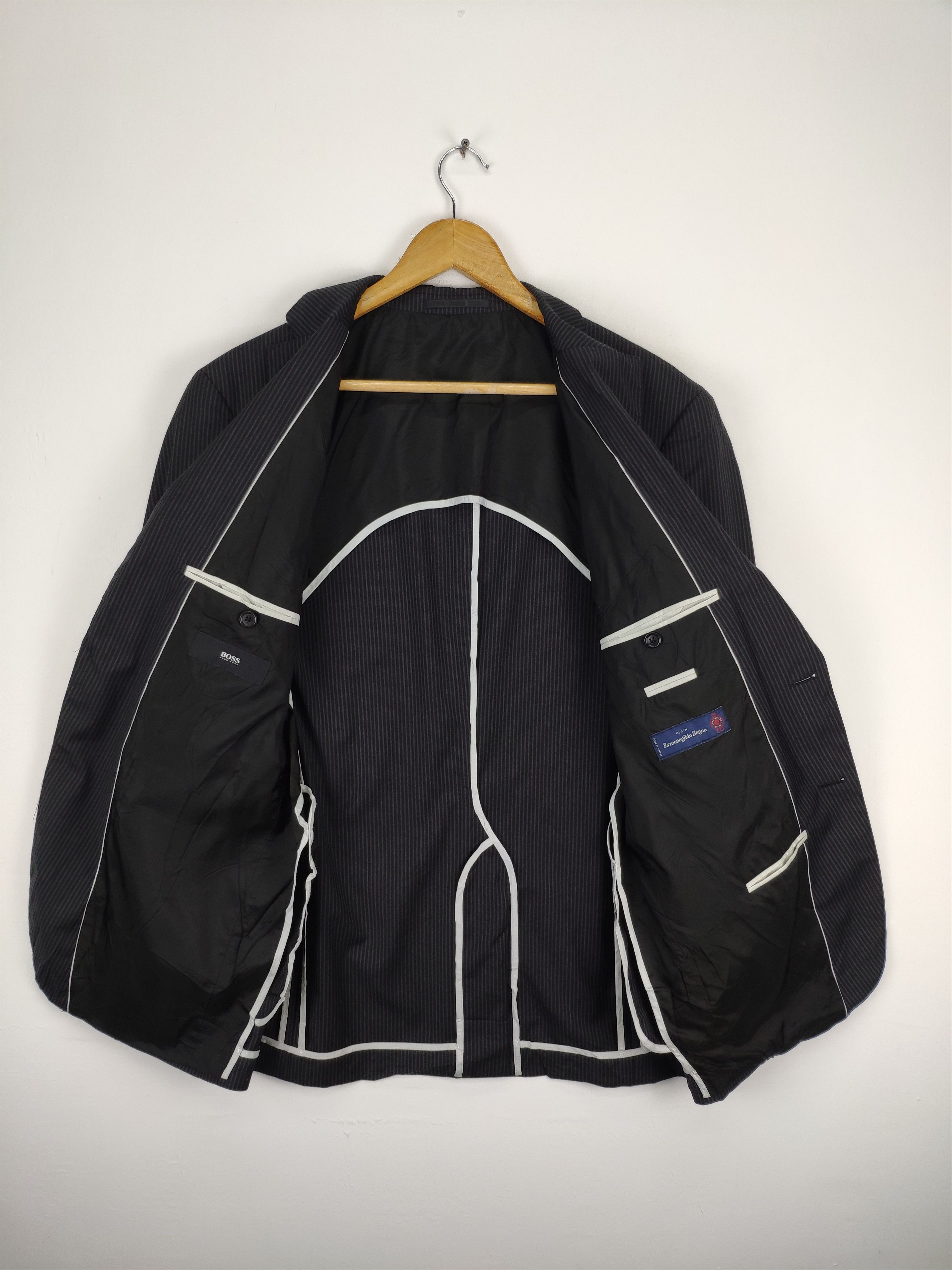 Hugo Boss Hugo Boss Blazer Striped Size 42R - 10 Thumbnail
