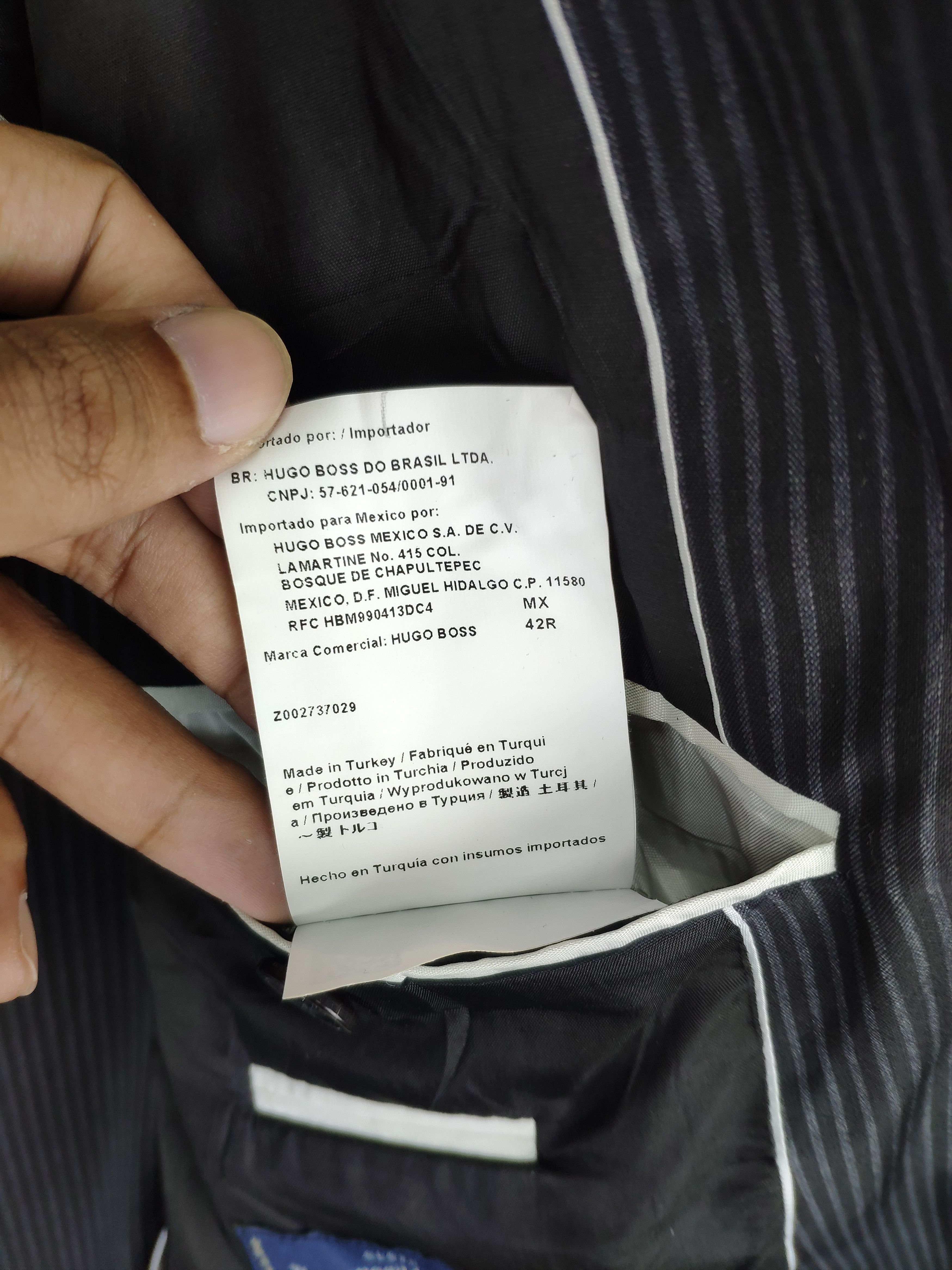 Hugo Boss Hugo Boss Blazer Striped Size 42R - 16 Thumbnail