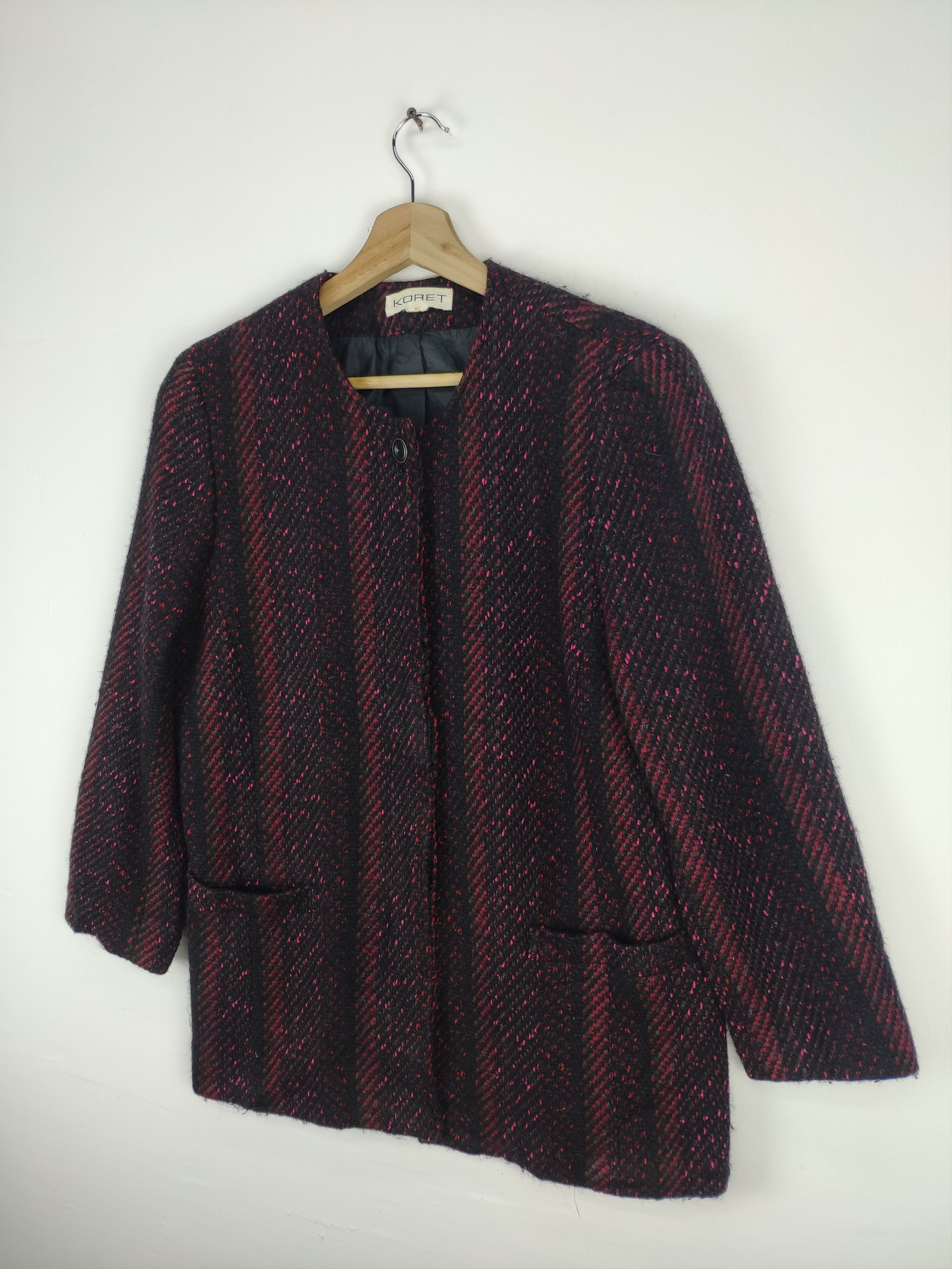 Japanese Brand × Vintage Vintage Wool Cardigan Button Up Size M / US 6-8 / IT 42-44 - 6 Thumbnail