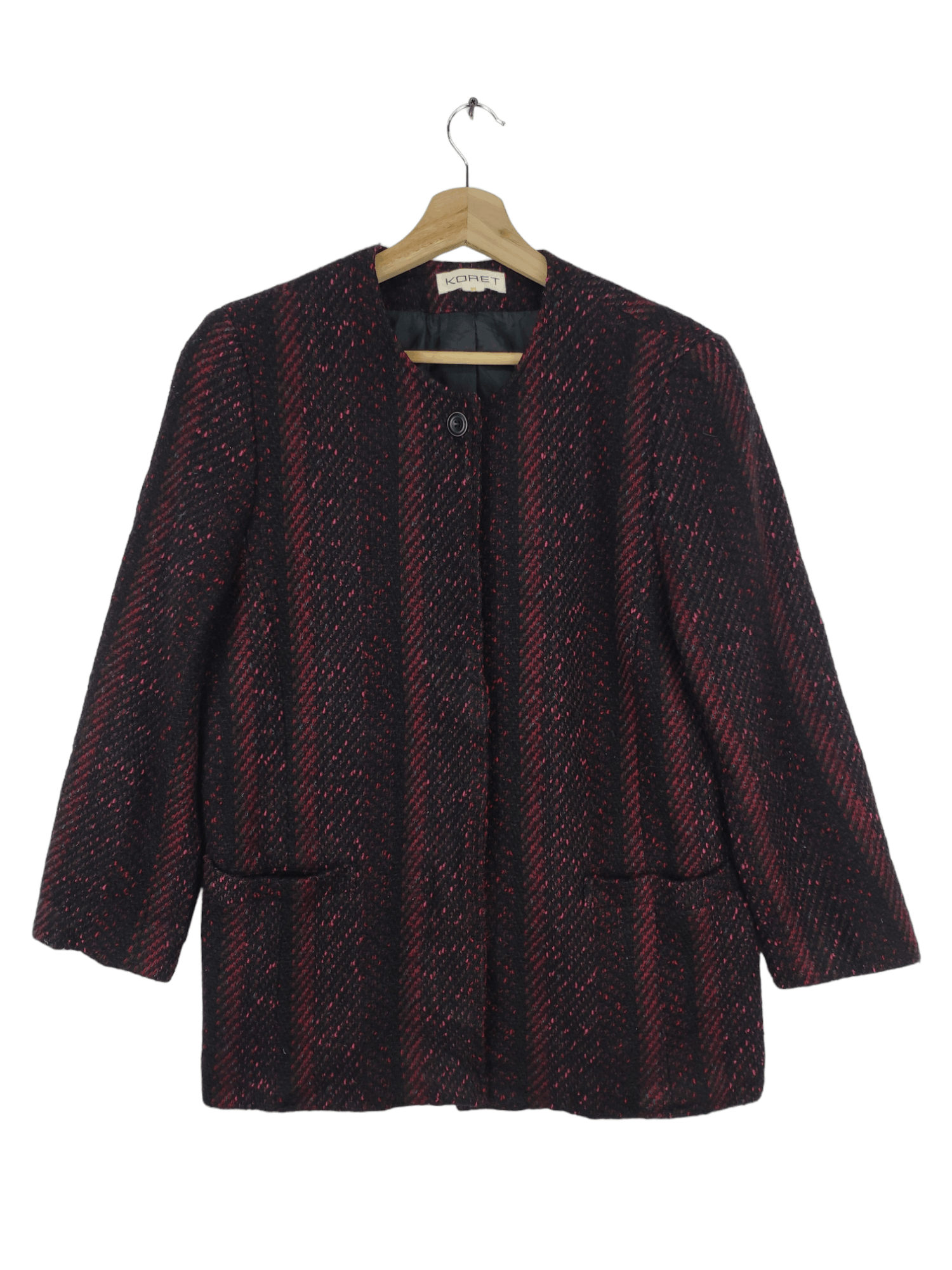 Japanese Brand × Vintage Vintage Wool Cardigan Button Up Size M / US 6-8 / IT 42-44 - 1 Thumbnail
