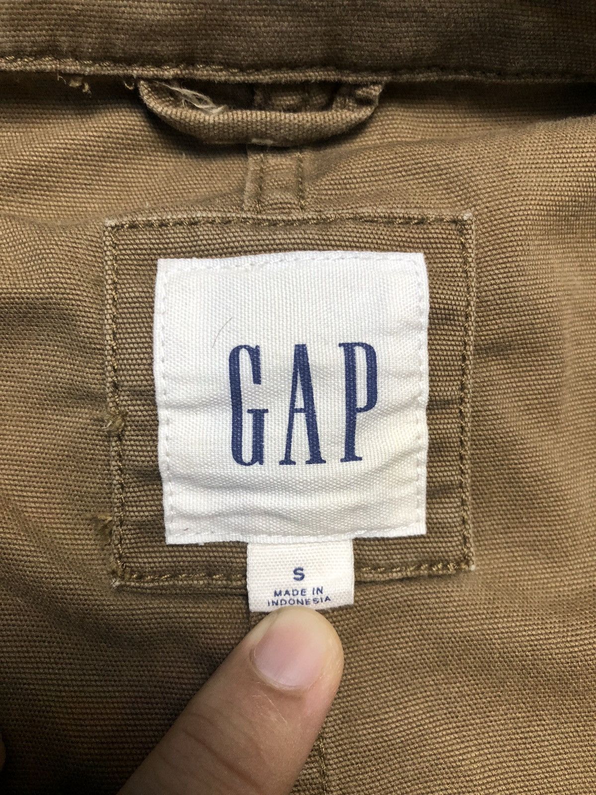 Gap × Japanese Brand Vintage GAP Shirt Jacket Size US S / EU 44-46 / 1 - 6 Thumbnail