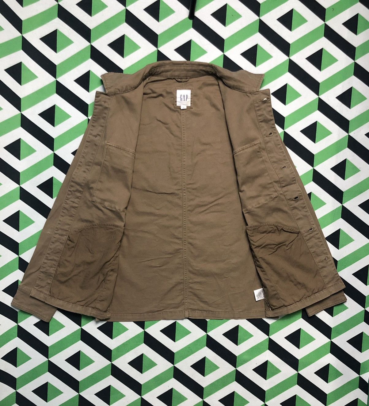 Gap × Japanese Brand Vintage GAP Shirt Jacket Size US S / EU 44-46 / 1 - 3 Thumbnail