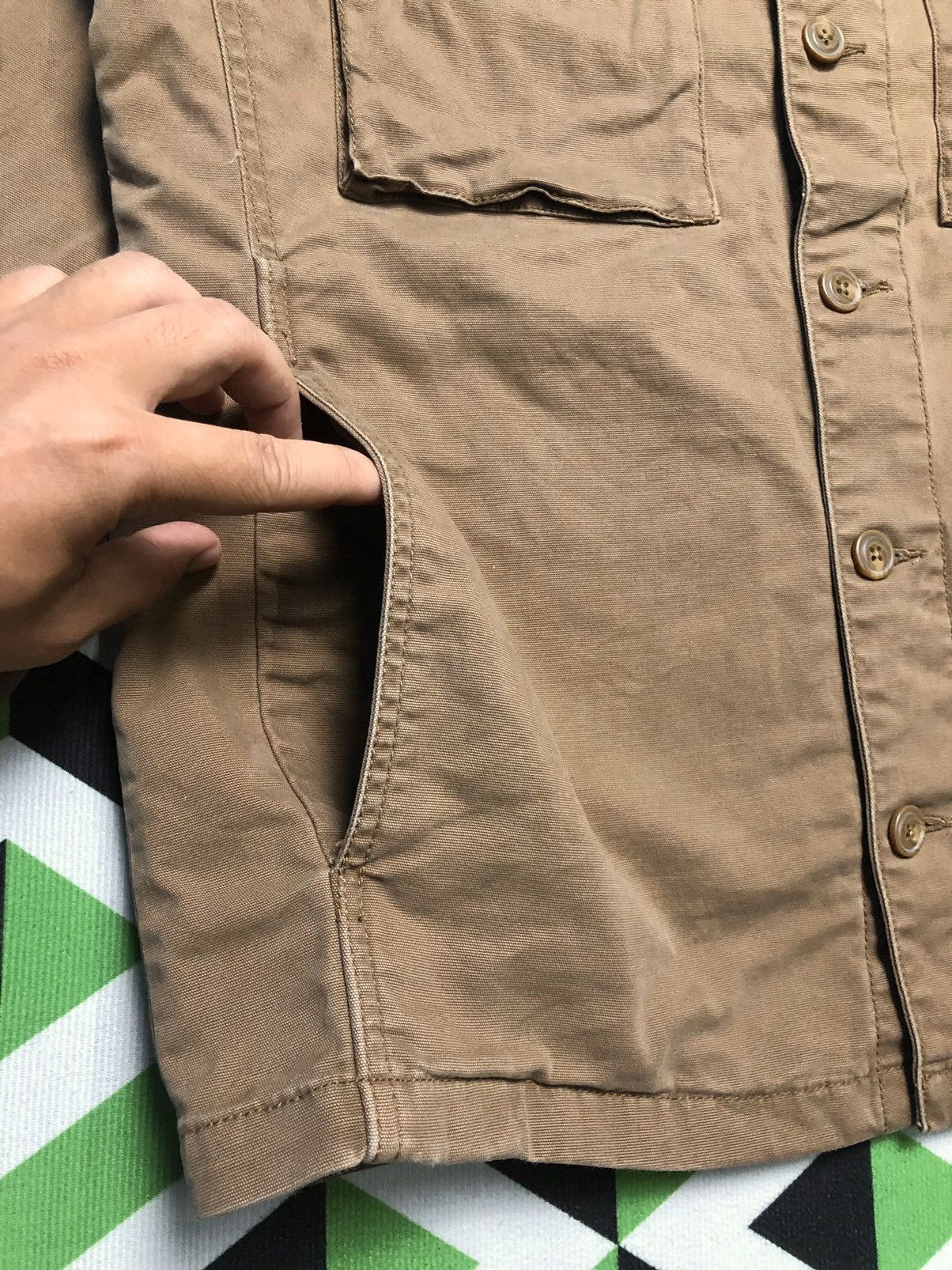 Gap × Japanese Brand Vintage GAP Shirt Jacket Size US S / EU 44-46 / 1 - 4 Thumbnail