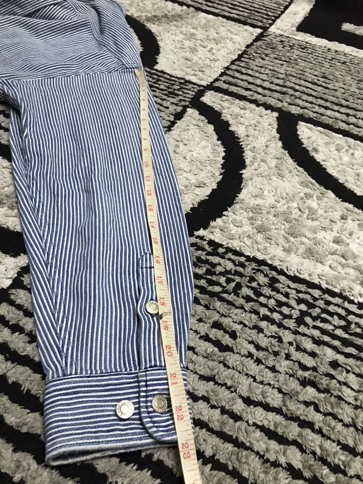 Japanese Brand × Vintage Vintage Antique club hikori double pocket shirts Size US M / EU 48-50 / 2 - 8 Thumbnail