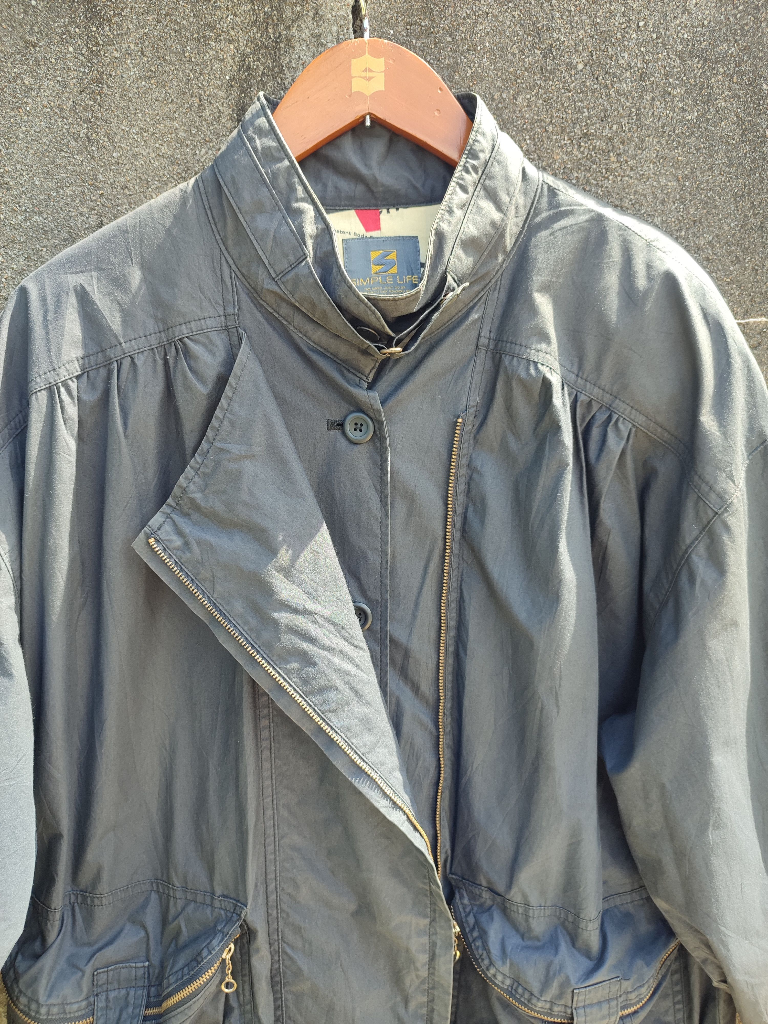 Japanese Brand Vintage SIMPLE LIFE Japan Jacket – Graphic Lining, 80s Style Size US XL / EU 56 / 4 - 15 Thumbnail