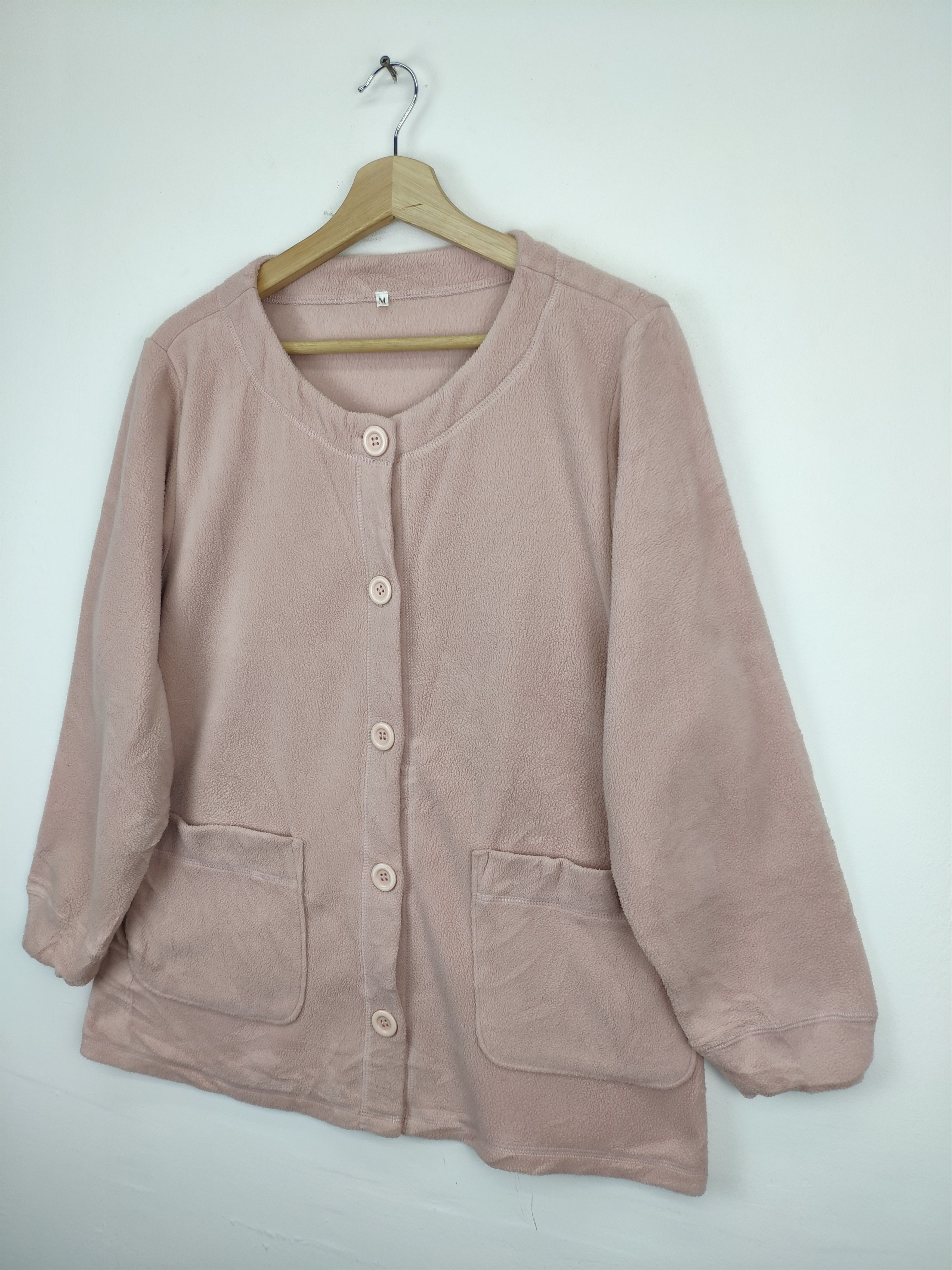 Japanese Brand × Vintage Women Cardigan Fleece Sweater Unbranded Size M / US 6-8 / IT 42-44 - 5 Thumbnail