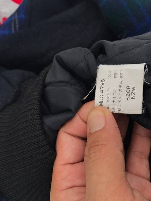 Wrangler Varsity Jacket Tartan Streetwear Jacket