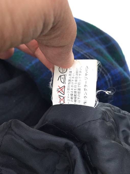 Wrangler Varsity Jacket Tartan Streetwear Jacket