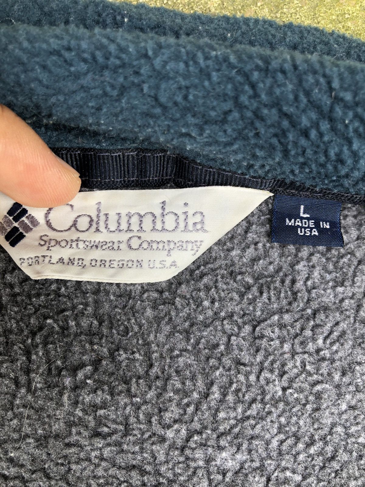 Columbia × Vintage Vintage COLUMBIA Fleece zipper Jacket Size US L / EU 52-54 / 3 - 5 Thumbnail