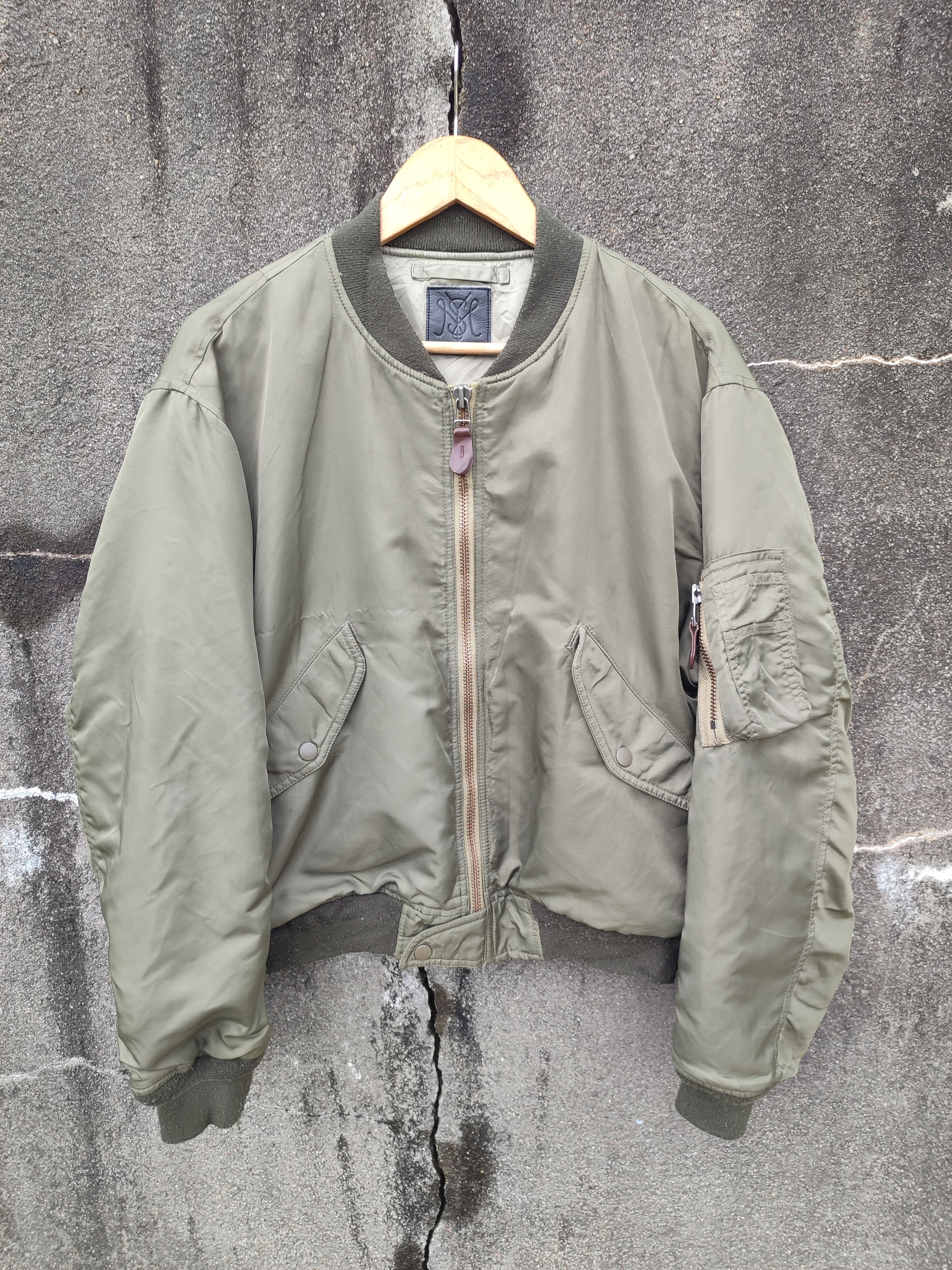 MOUSSY MOUSSY MA-1 Bomber Jacket – 3M Thinsulate, Military Style Size US XL / EU 56 / 4 - 1 Thumbnail