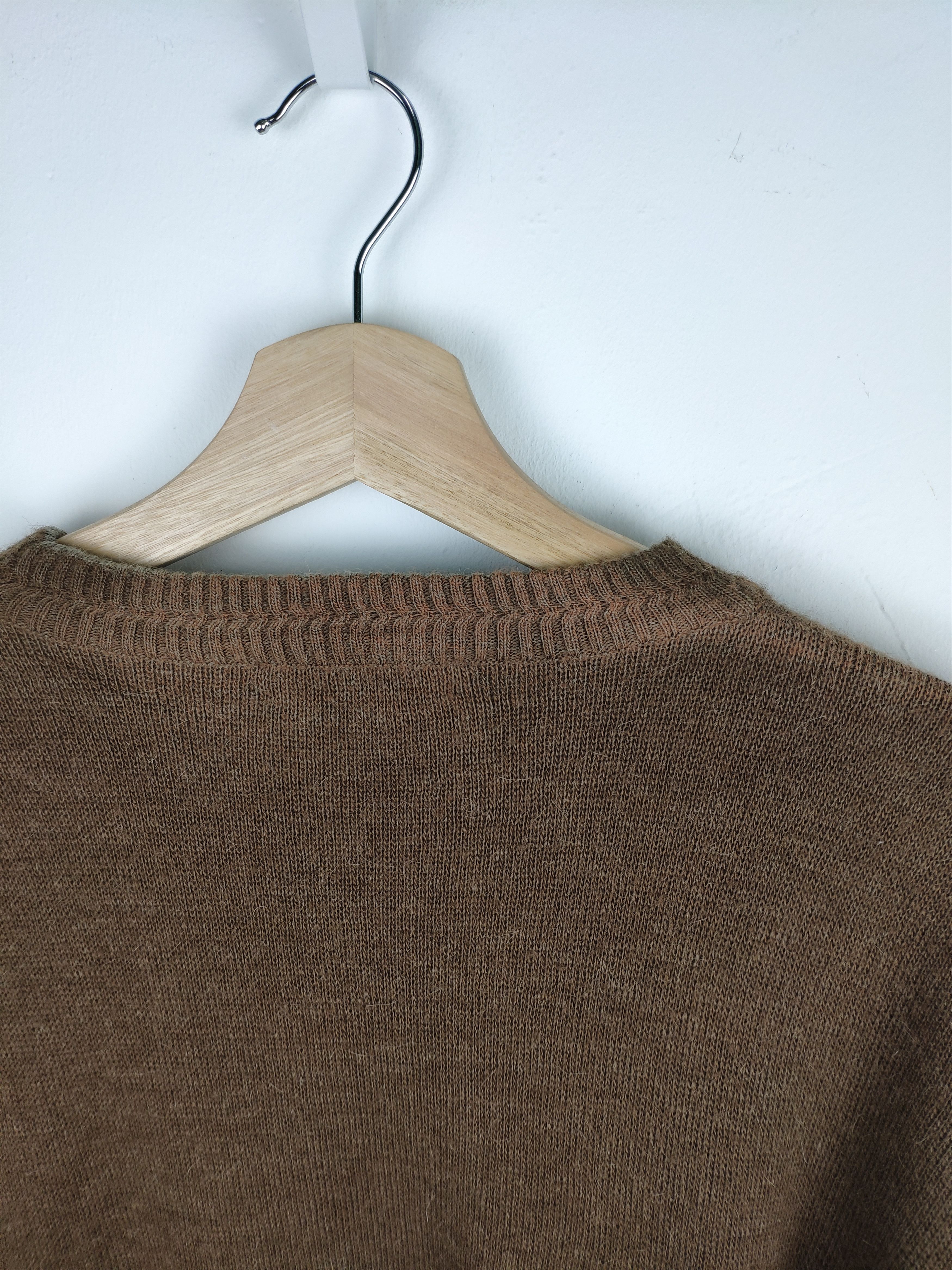 Vintage Vintage Wool Knit Sweater by Borsa Faded Size US L / EU 52-54 / 3 - 7 Thumbnail