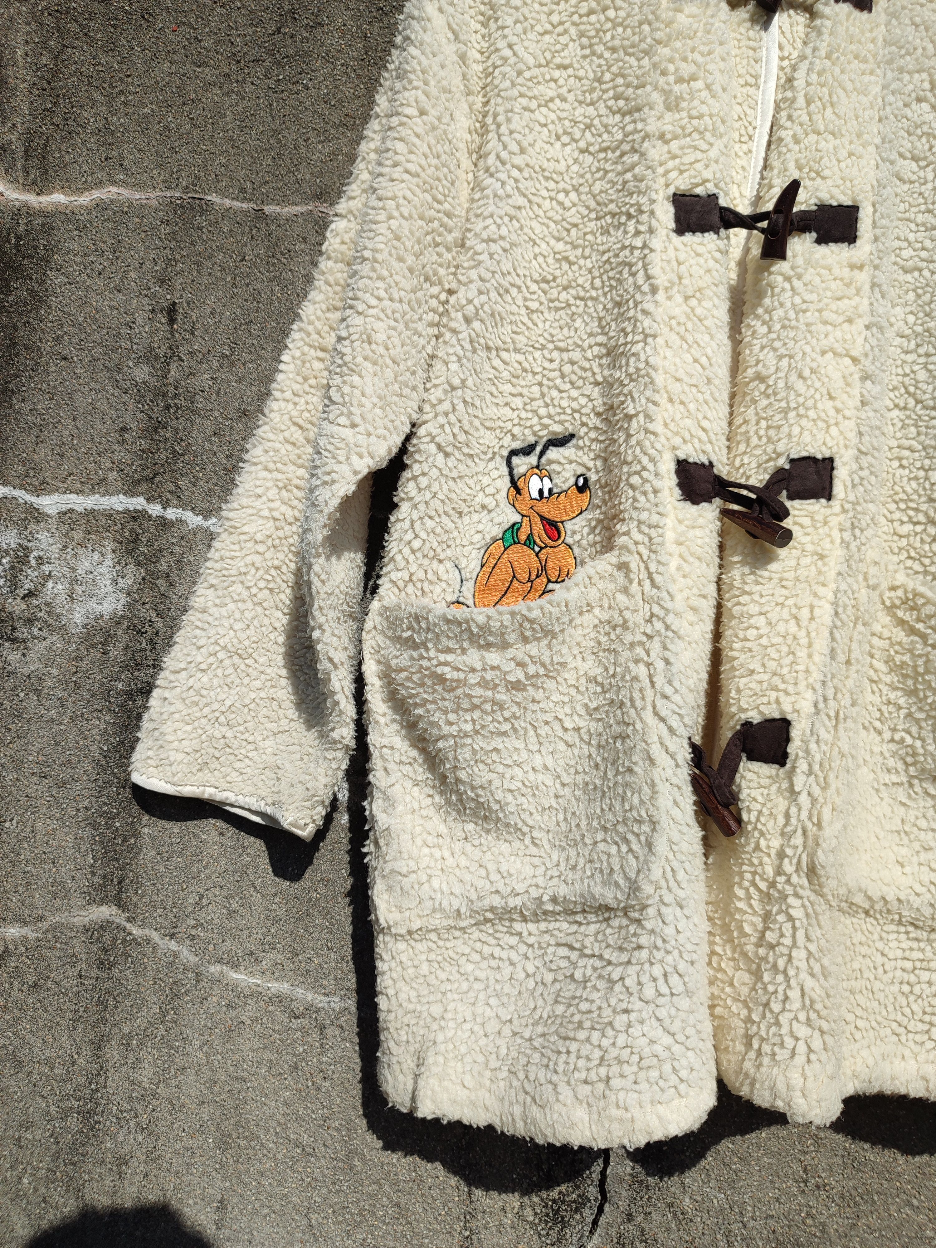 Disney Vintage Disney Pluto Sherpa Duffle Coat – Japan Exclusive Size US L / EU 52-54 / 3 - 5 Thumbnail