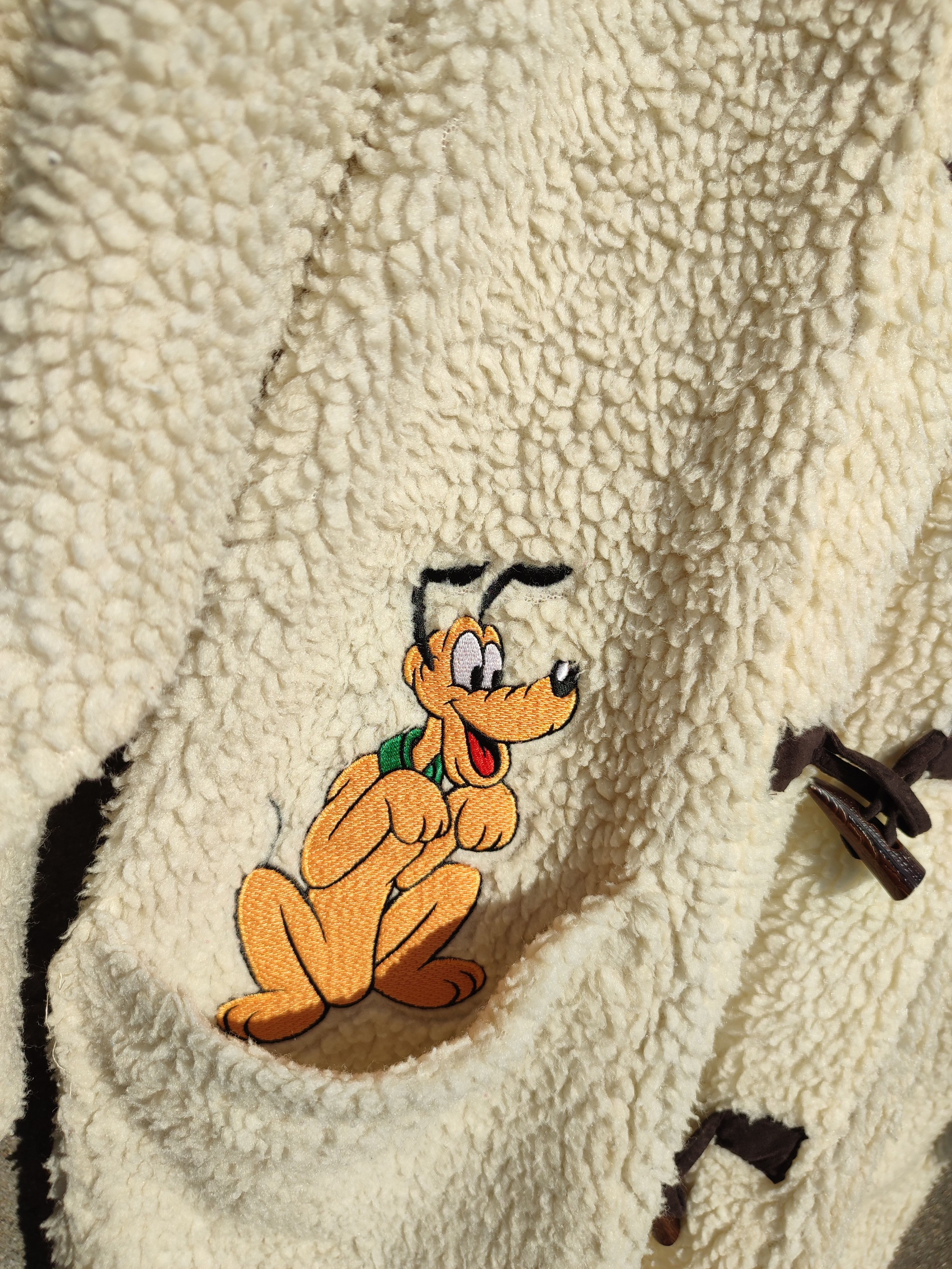 Disney Vintage Disney Pluto Sherpa Duffle Coat – Japan Exclusive Size US L / EU 52-54 / 3 - 4 Thumbnail