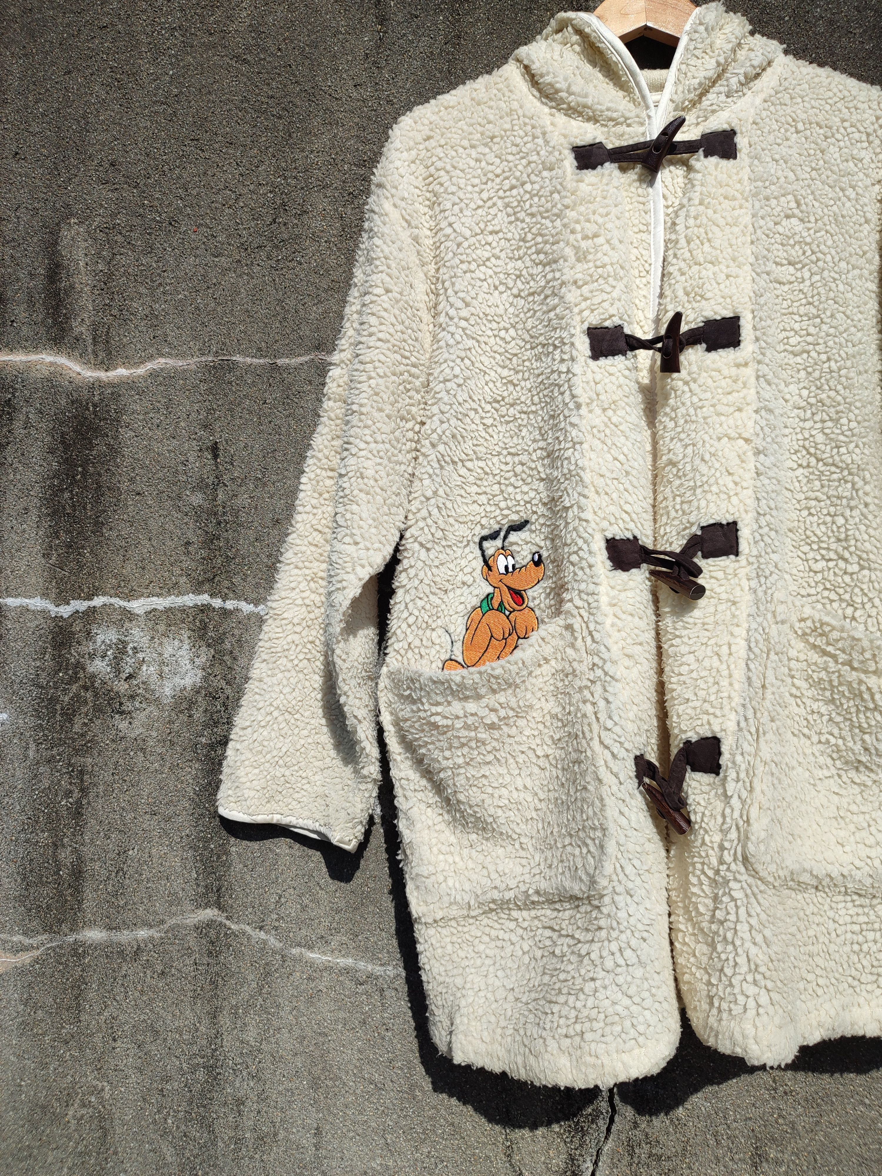 Disney Vintage Disney Pluto Sherpa Duffle Coat – Japan Exclusive Size US L / EU 52-54 / 3 - 7 Thumbnail