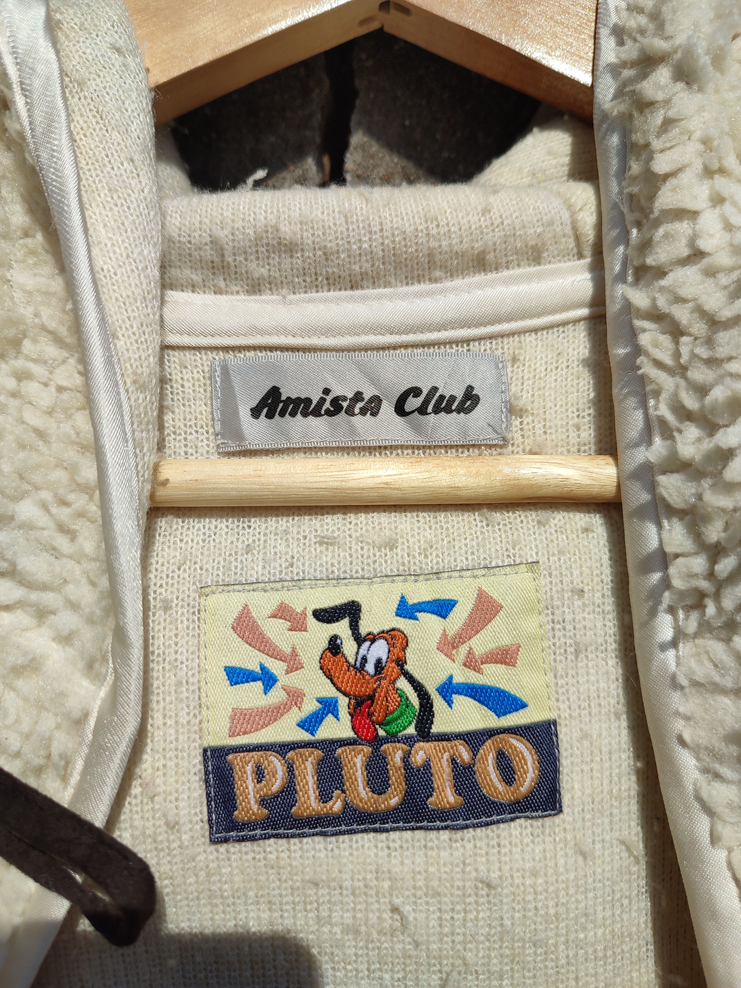 Disney Vintage Disney Pluto Sherpa Duffle Coat – Japan Exclusive Size US L / EU 52-54 / 3 - 14 Thumbnail