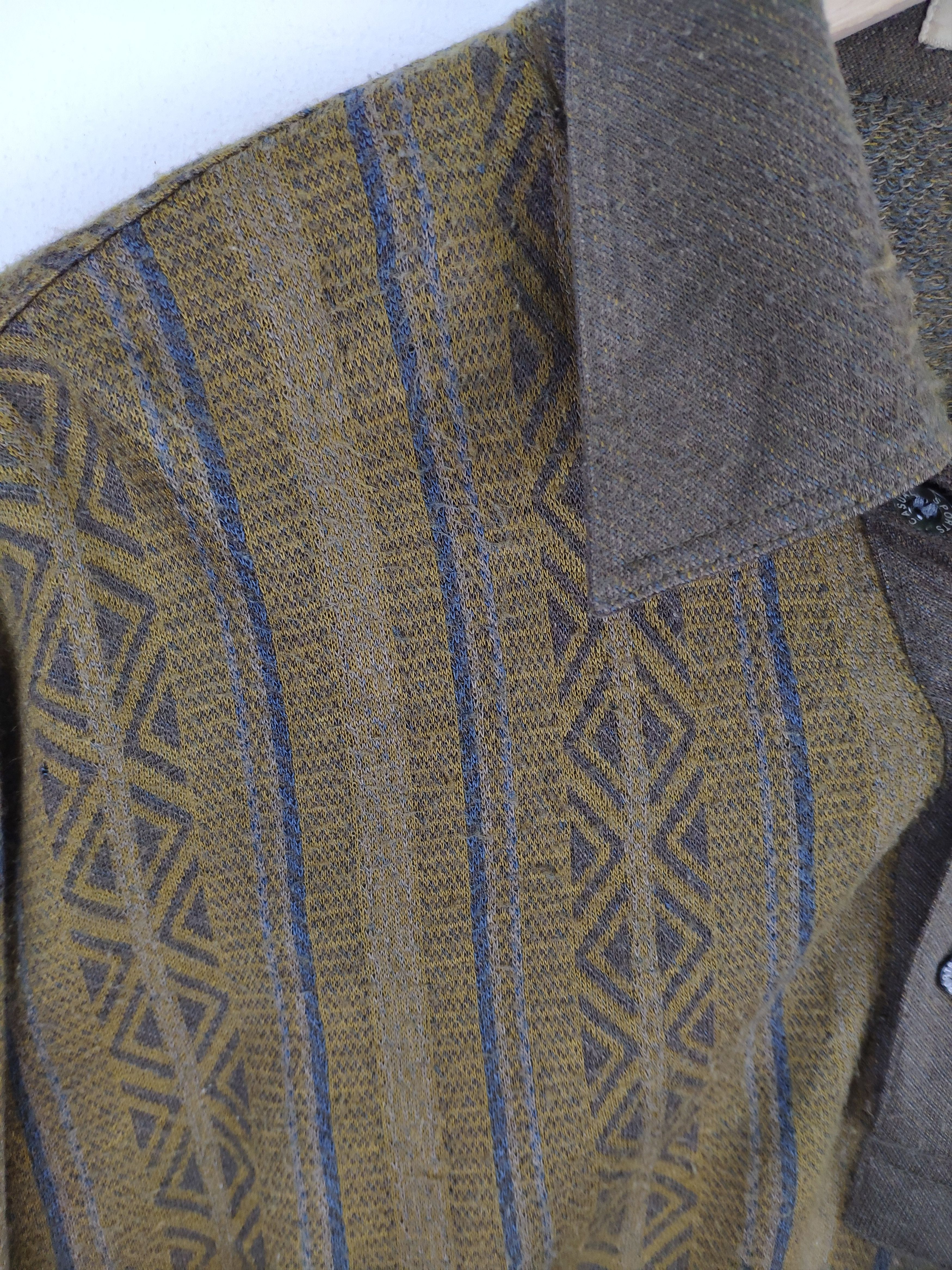 Japanese Brand × Vintage Vintage Wool Polo Shirt Long Sleeve Native Size US M / EU 48-50 / 2 - 7 Thumbnail