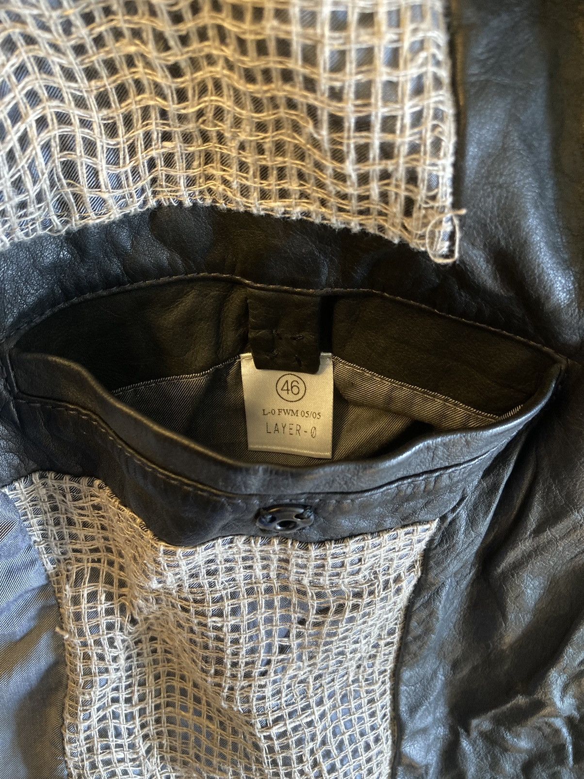 Layer-0 Archive leather coat Size US S / EU 44-46 / 1 - 14 Thumbnail