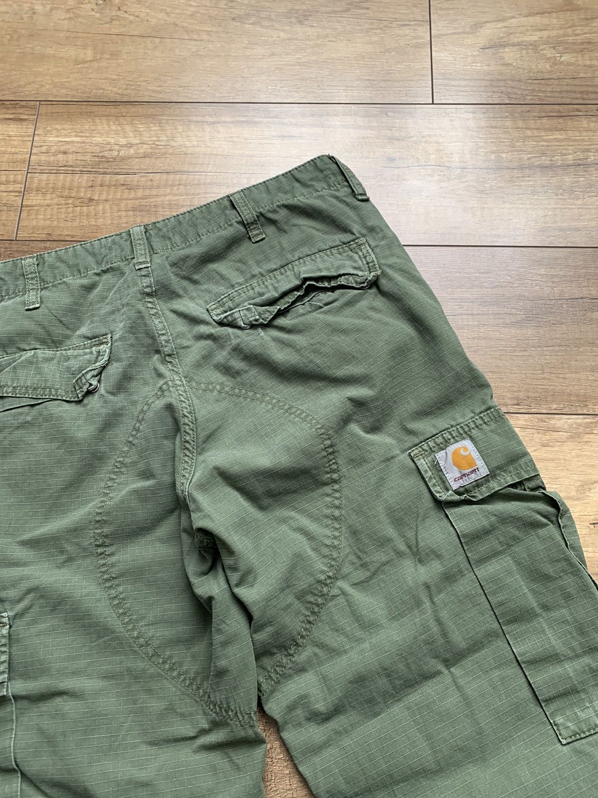 Carhartt Carhartt Cargo Regular Pants Vintage Distressed Size US 31 - 3 Thumbnail