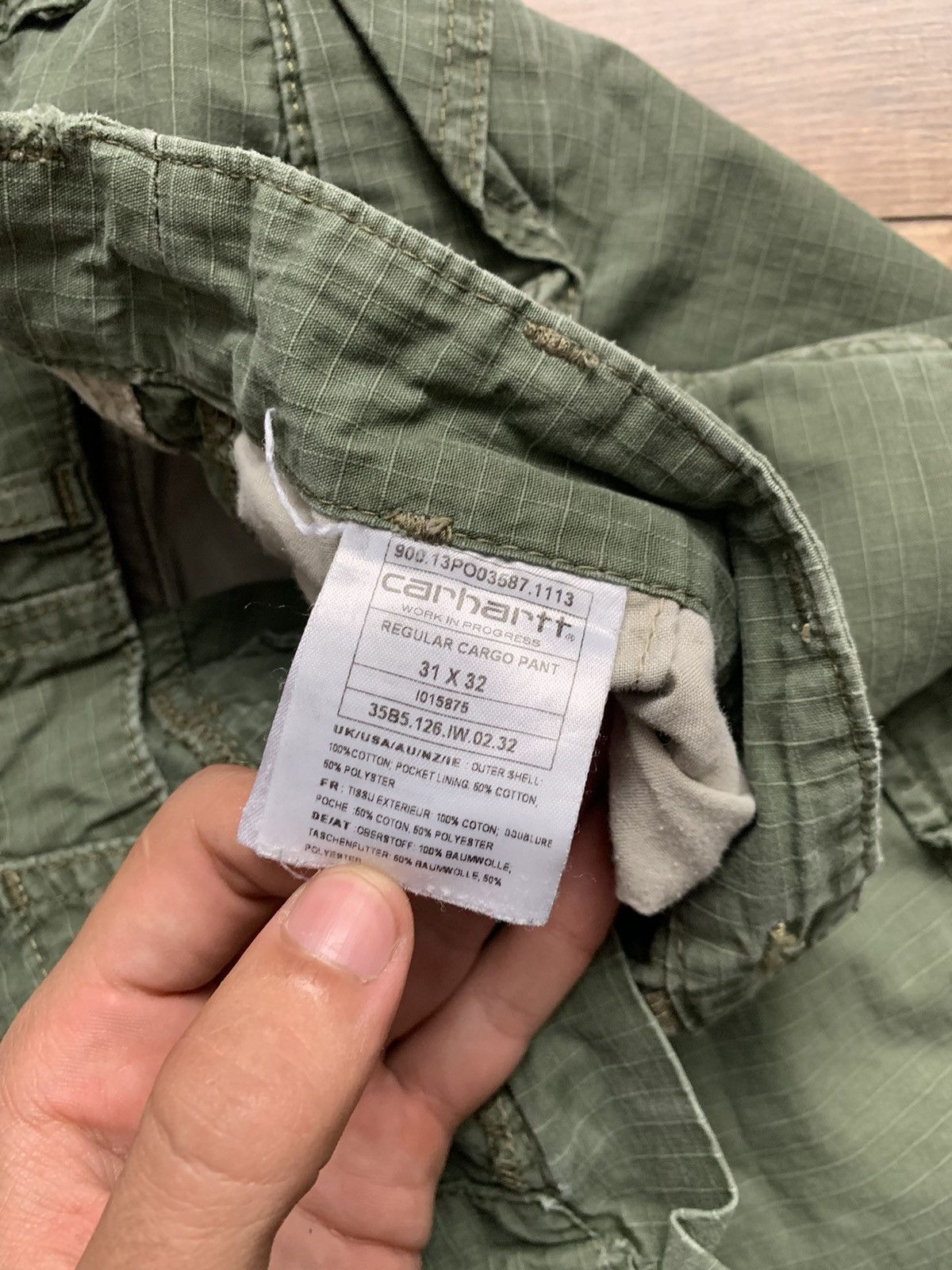 Carhartt Carhartt Cargo Regular Pants Vintage Distressed Size US 31 - 16 Thumbnail