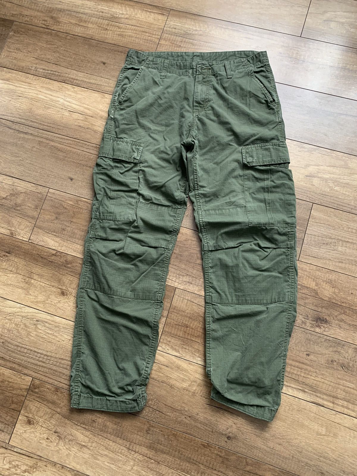 Carhartt Carhartt Cargo Regular Pants Vintage Distressed Size US 31 - 8 Thumbnail