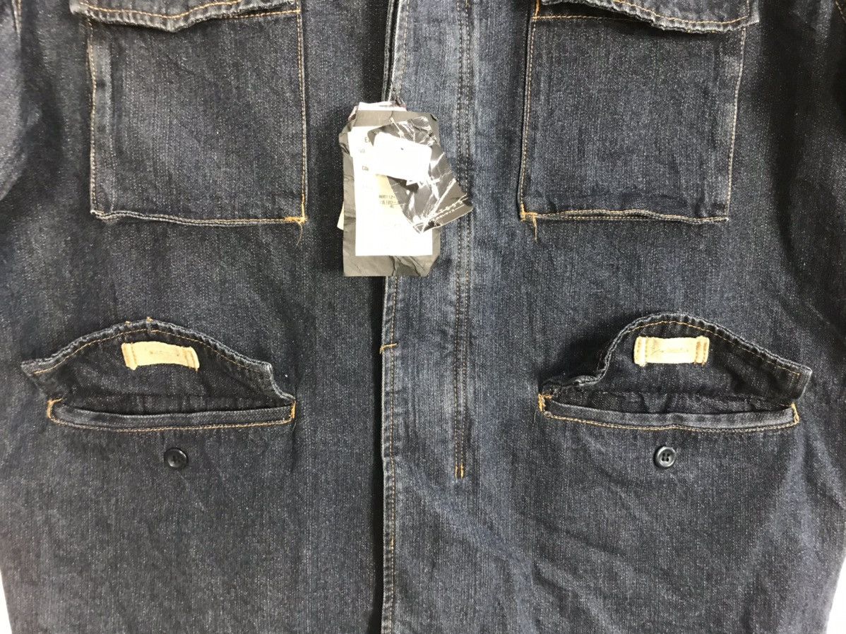 PERSON'S × Vintage 90s Person’s Indigo Denim Jacket Dark Wash Multi Pocket Size US XXL / EU 58 / 5 - 5 Thumbnail