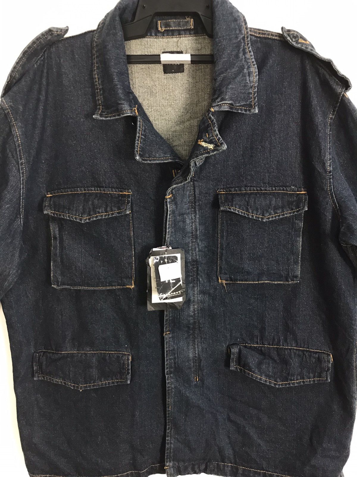 PERSON'S × Vintage 90s Person’s Indigo Denim Jacket Dark Wash Multi Pocket Size US XXL / EU 58 / 5 - 4 Thumbnail