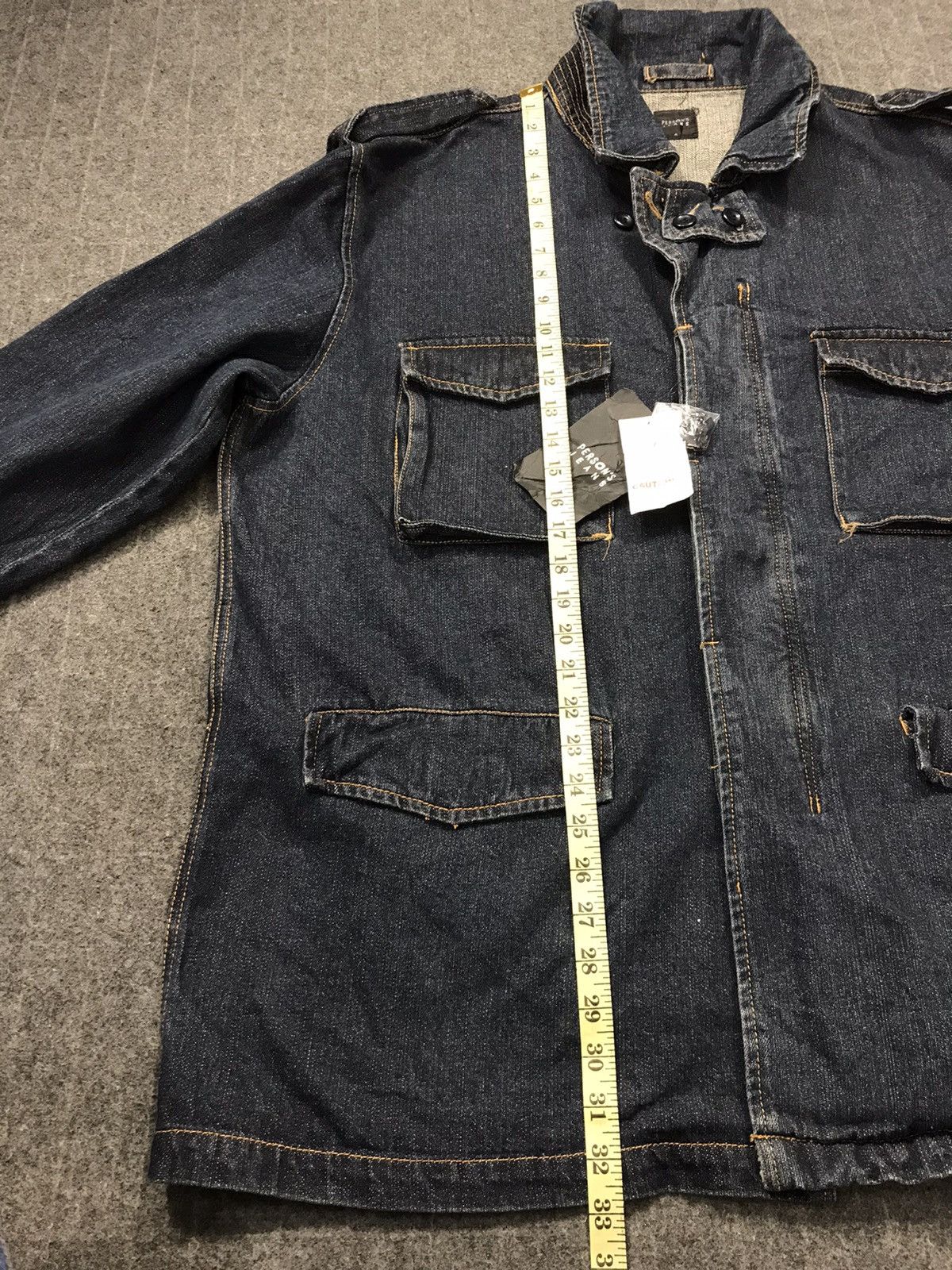 PERSON'S × Vintage 90s Person’s Indigo Denim Jacket Dark Wash Multi Pocket Size US XXL / EU 58 / 5 - 15 Thumbnail