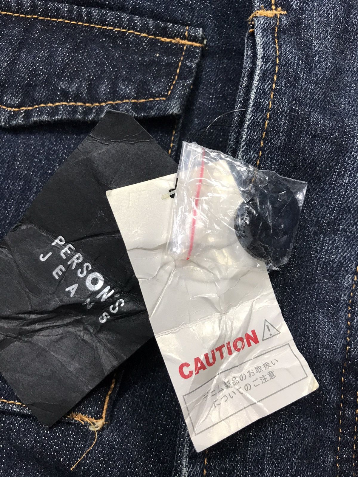 PERSON'S × Vintage 90s Person’s Indigo Denim Jacket Dark Wash Multi Pocket Size US XXL / EU 58 / 5 - 13 Thumbnail