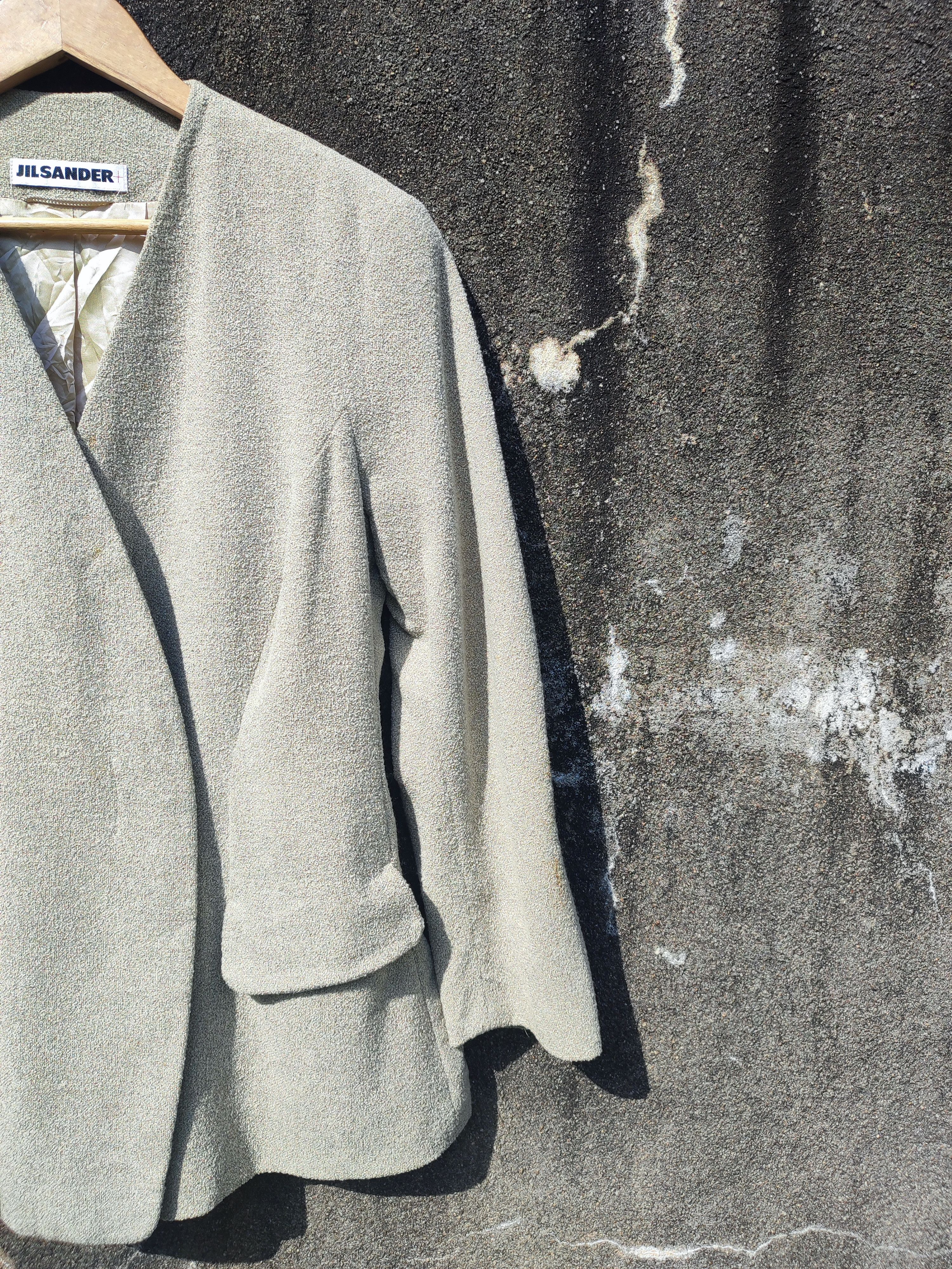 Jil Sander Vintage Jil Sander+ Minimalist Wool Blend Blazer Size M / US 6-8 / IT 42-44 - 4 Thumbnail