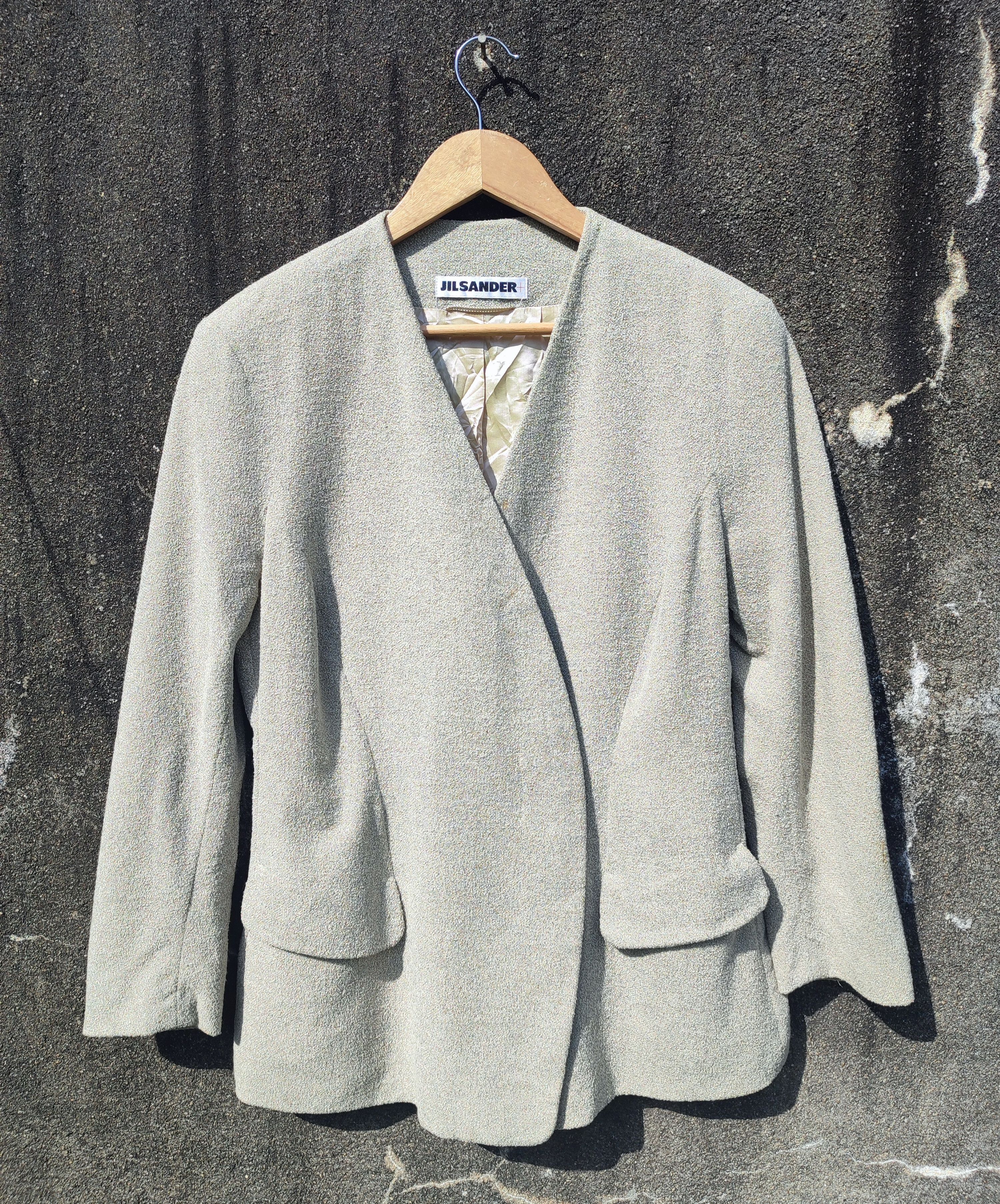 Vintage Jil Sander+ Minimalist Wool Blend Blazer