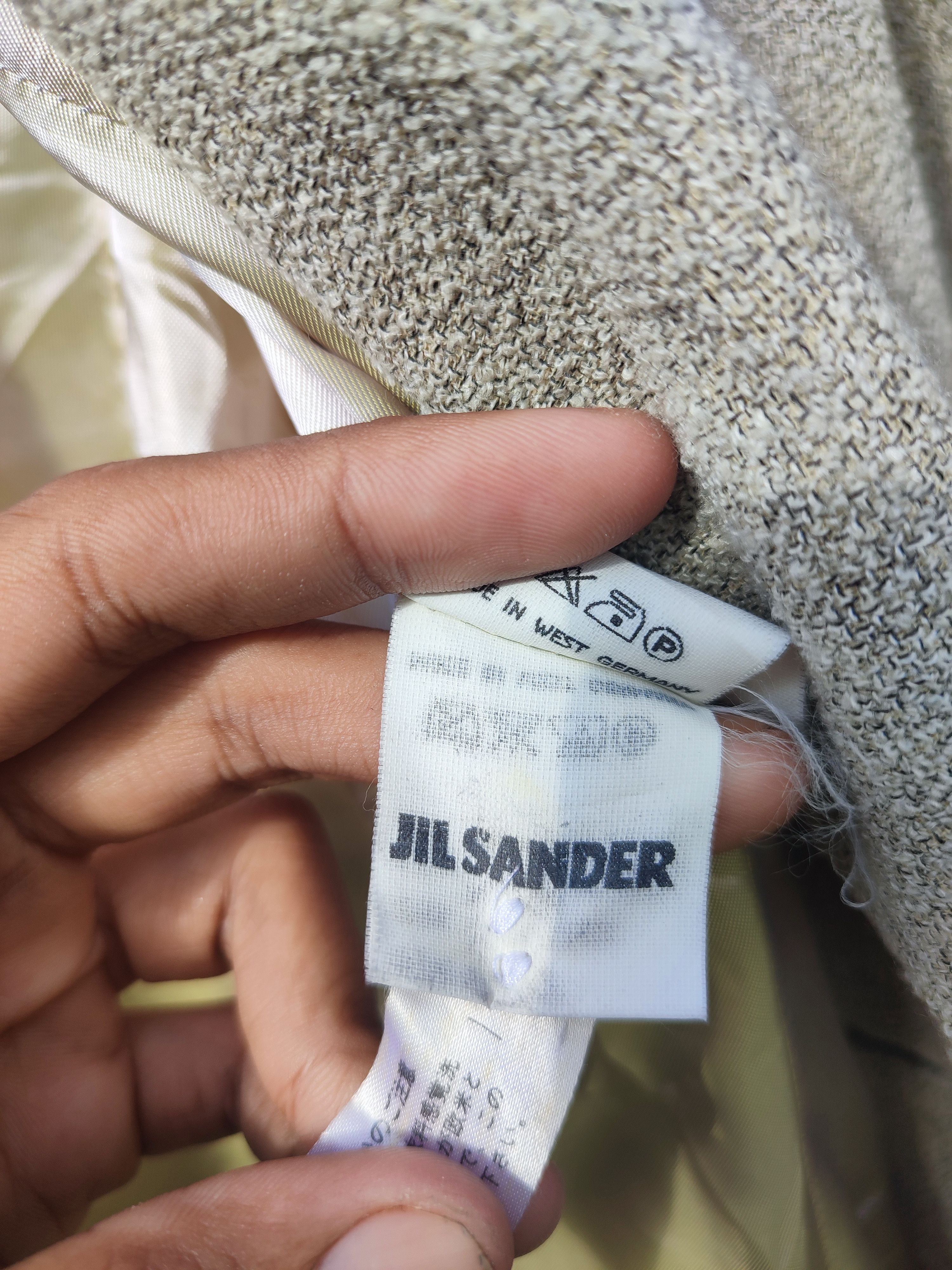 Jil Sander Vintage Jil Sander+ Minimalist Wool Blend Blazer Size M / US 6-8 / IT 42-44 - 9 Thumbnail