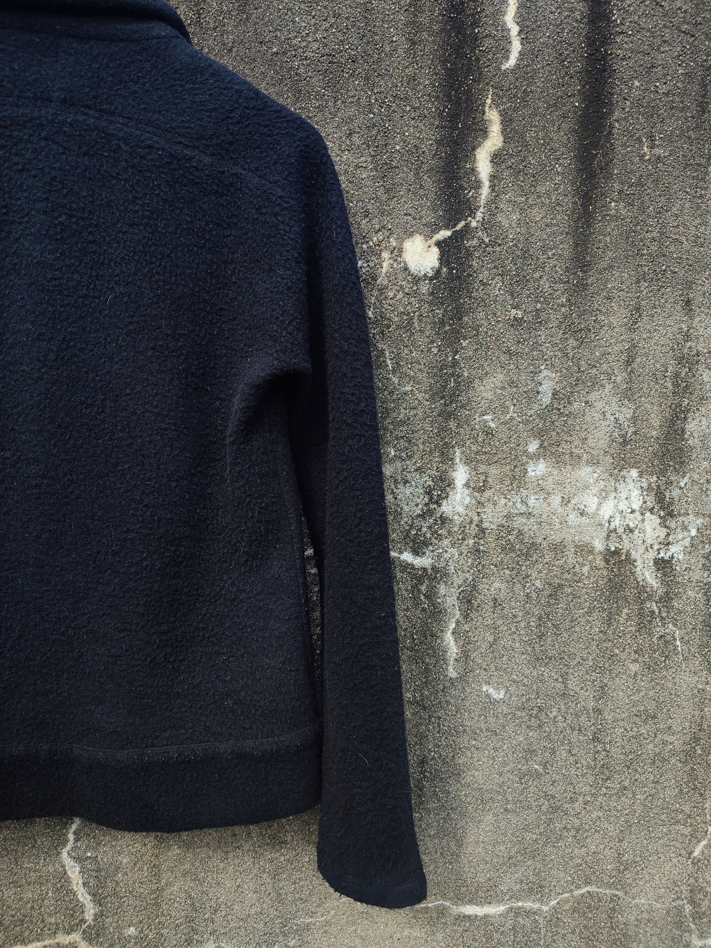 Yohji Yamamoto Y's Yohji Yamamoto Black Wool Textured Jacket (2000) Size US S / EU 44-46 / 1 - 12 Thumbnail