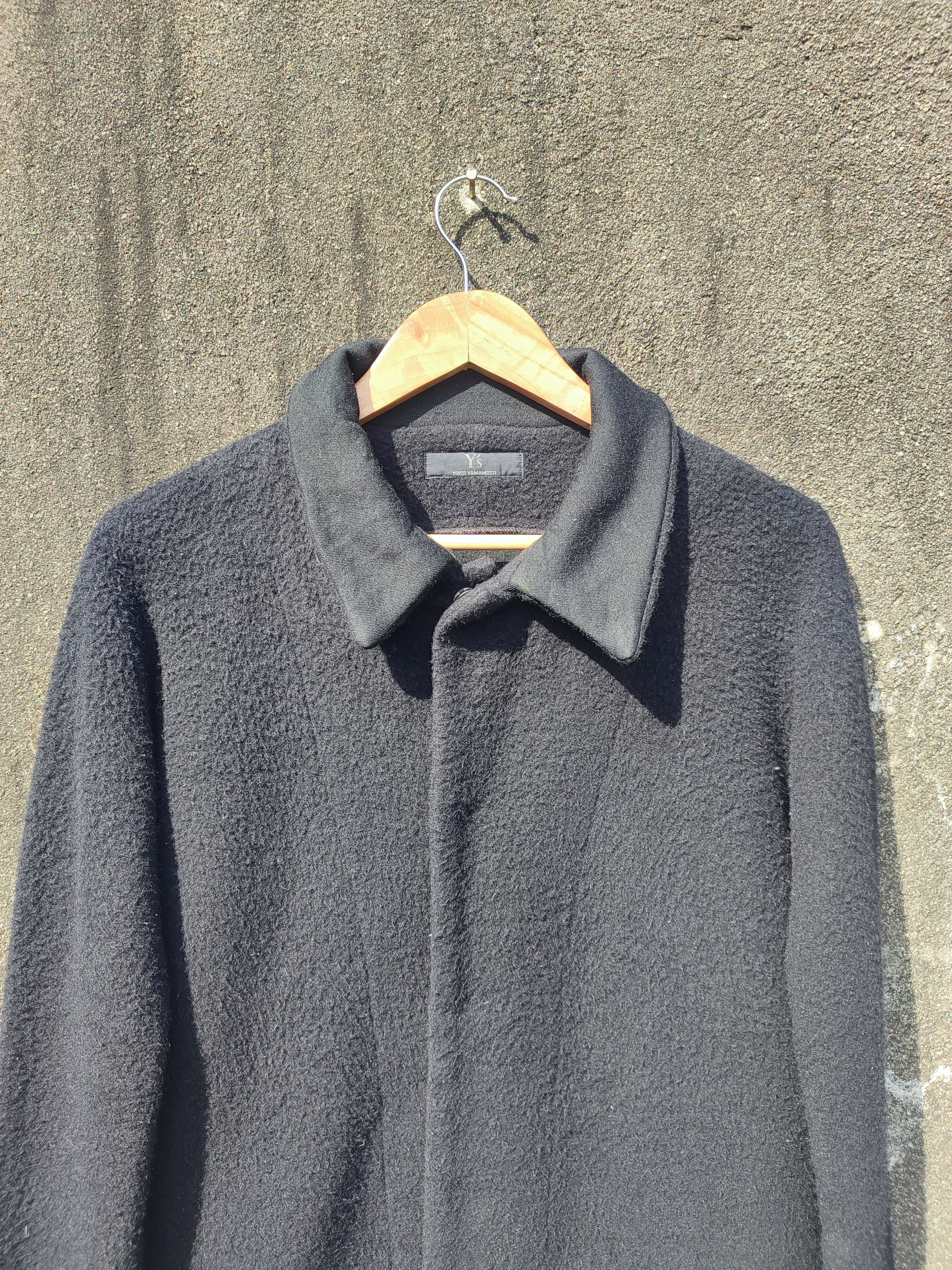 Yohji Yamamoto Y's Yohji Yamamoto Black Wool Textured Jacket (2000) Size US S / EU 44-46 / 1 - 7 Thumbnail