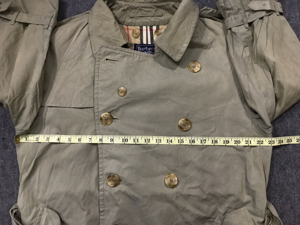 Burberry × Designer Burberry Nova Check Monogram Trench Coat Double Breasted Size US XL / EU 56 / 4 - 9 Thumbnail